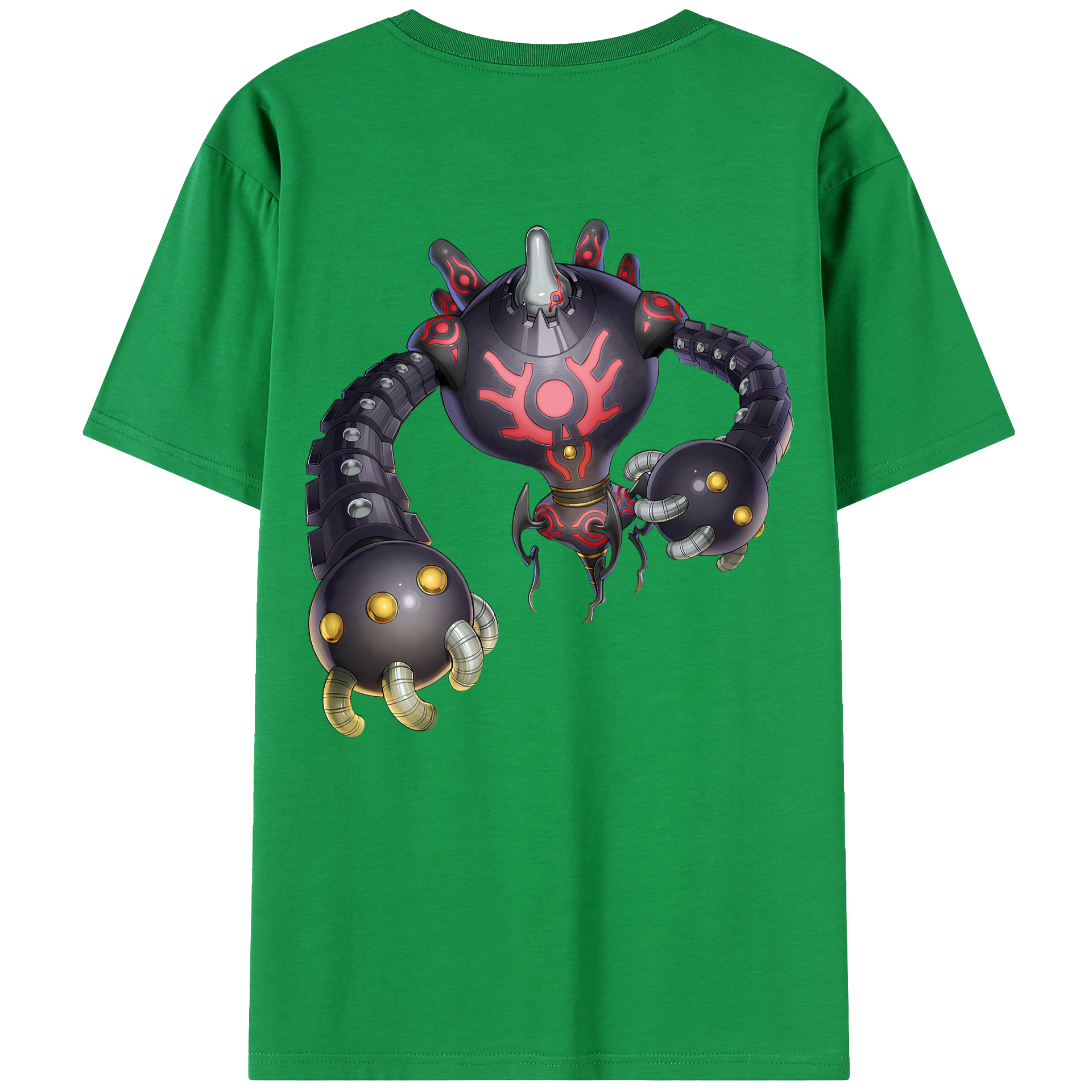 （画像用） 遊☆戯☆王 Yu-Gi-Oh! 綿100％ メンズ半袖Tシャツ（バックプリント） 通気性