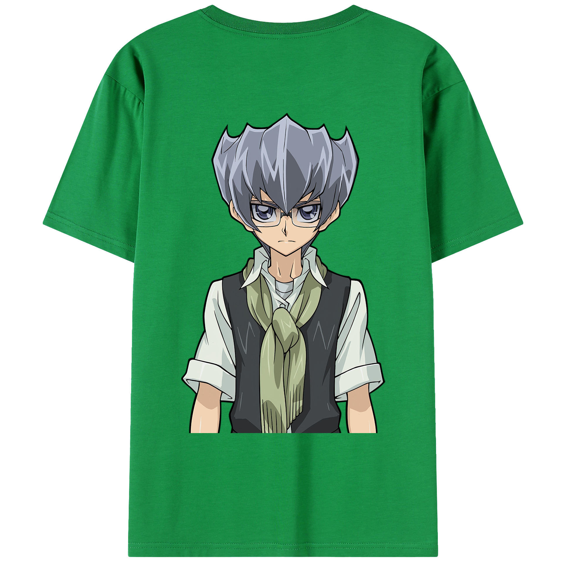 （画像用） 遊☆戯☆王 Yu-Gi-Oh! 綿100％ メンズ半袖Tシャツ（バックプリント） 通気性