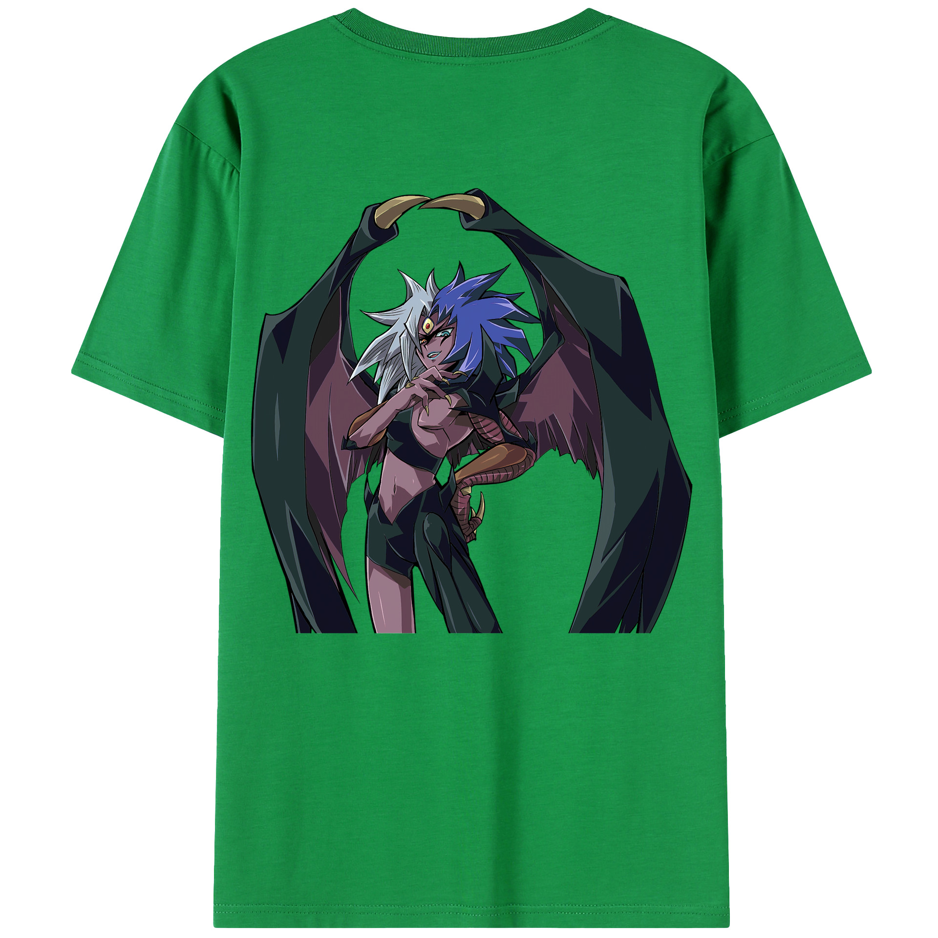 （画像用） 遊☆戯☆王 Yu-Gi-Oh! 綿100％ メンズ半袖Tシャツ（バックプリント） 通気性