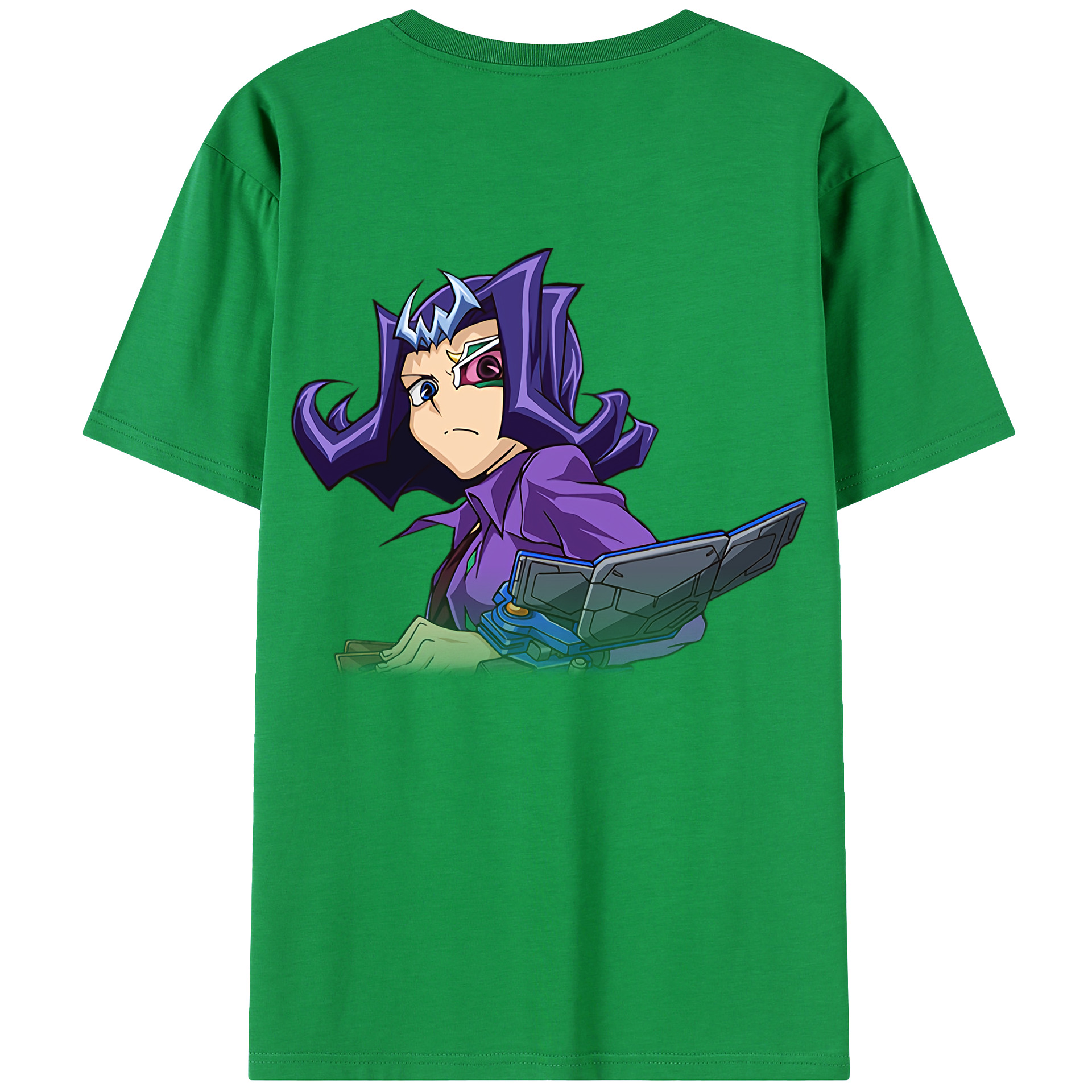 （画像用） 遊☆戯☆王 Yu-Gi-Oh! 綿100％ メンズ半袖Tシャツ（バックプリント） 通気性