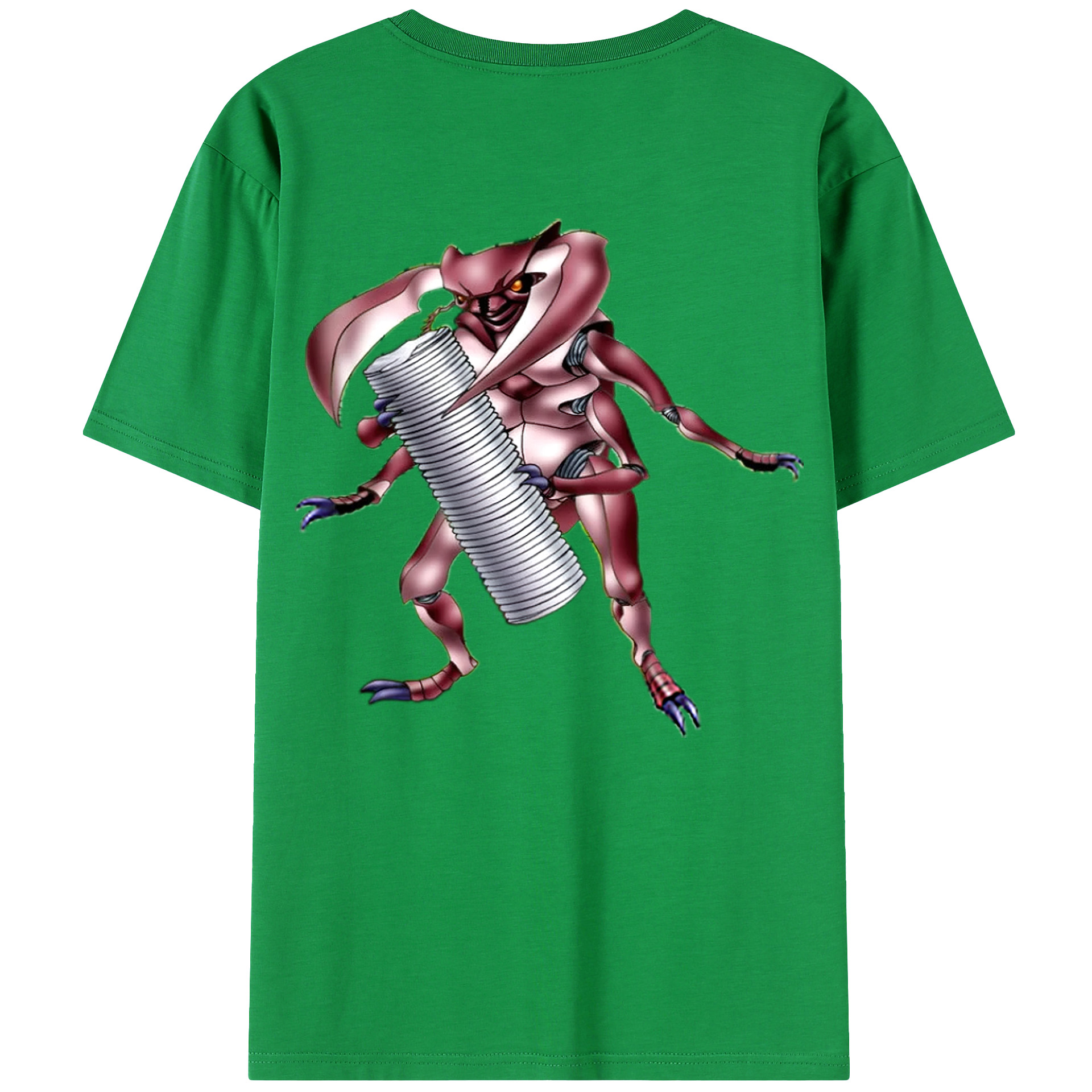 （画像用） 遊☆戯☆王 Yu-Gi-Oh! 綿100％ メンズ半袖Tシャツ（バックプリント） 通気性