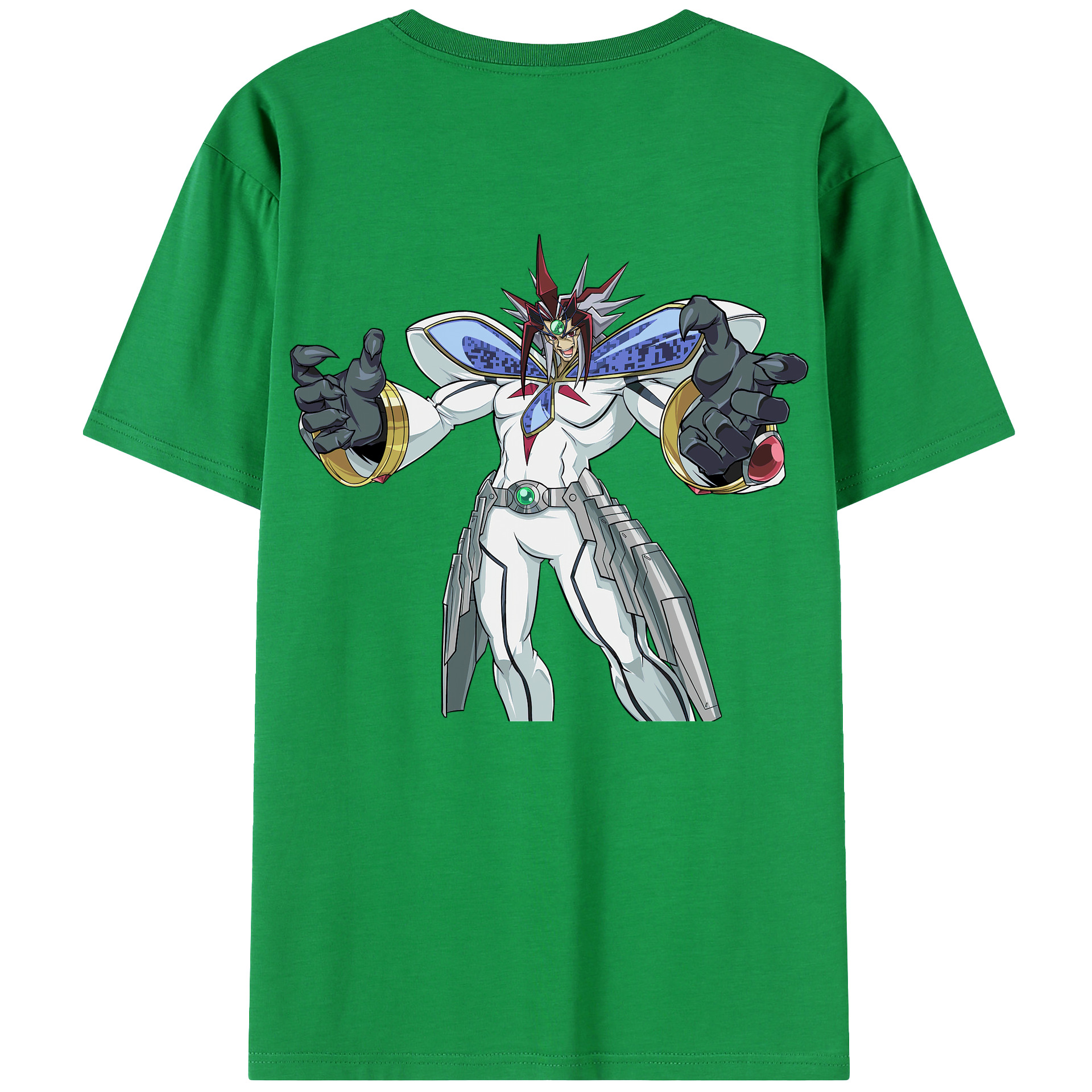 （画像用） 遊☆戯☆王 Yu-Gi-Oh! 綿100％ メンズ半袖Tシャツ（バックプリント） 通気性
