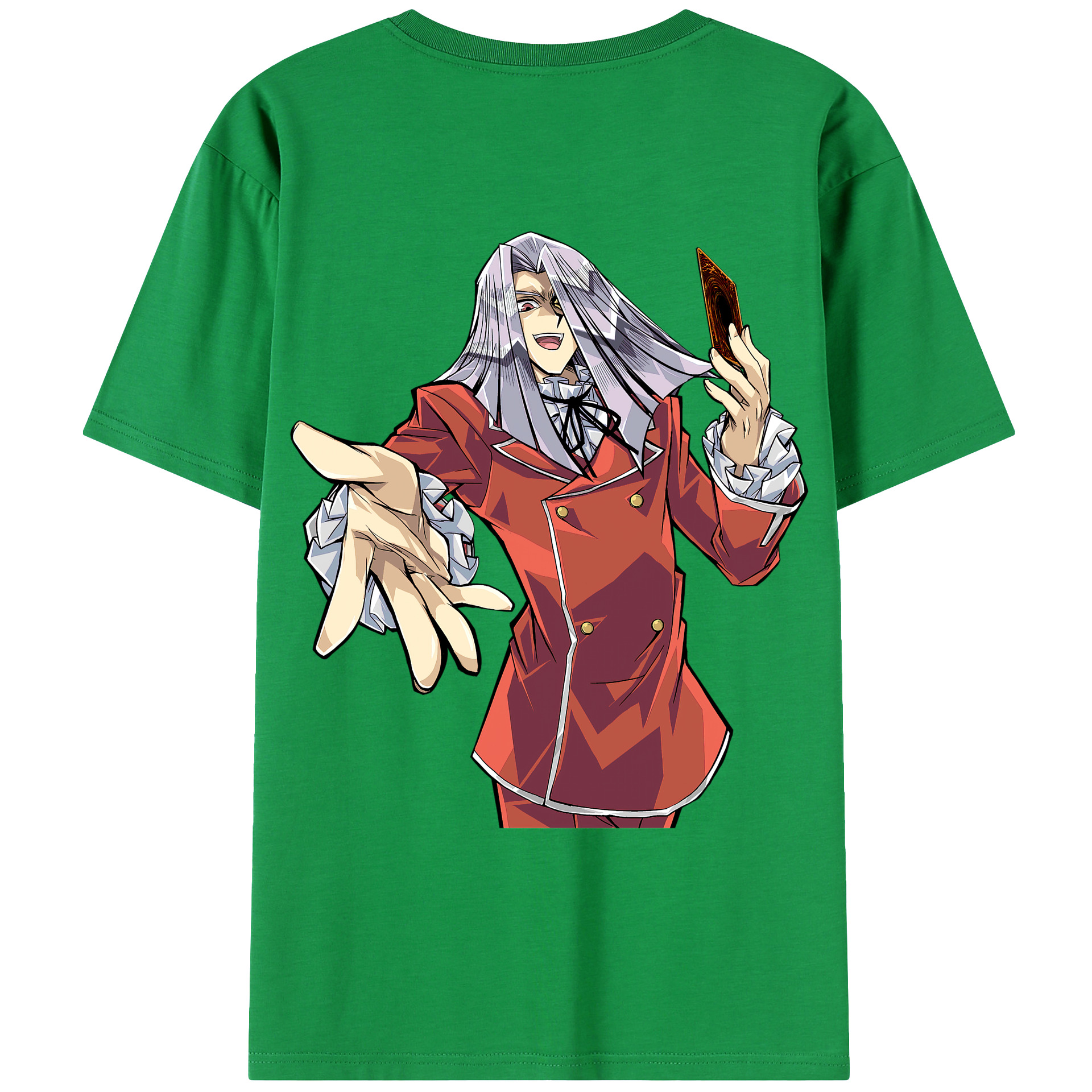 （画像用） 遊☆戯☆王 Yu-Gi-Oh! 綿100％ メンズ半袖Tシャツ（バックプリント） 通気性