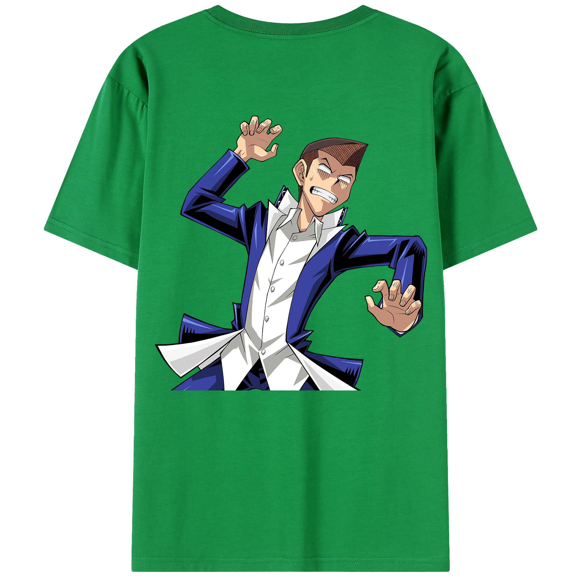 （画像用） 遊☆戯☆王 Yu-Gi-Oh! 綿100％ メンズ半袖Tシャツ（バックプリント） 通気性