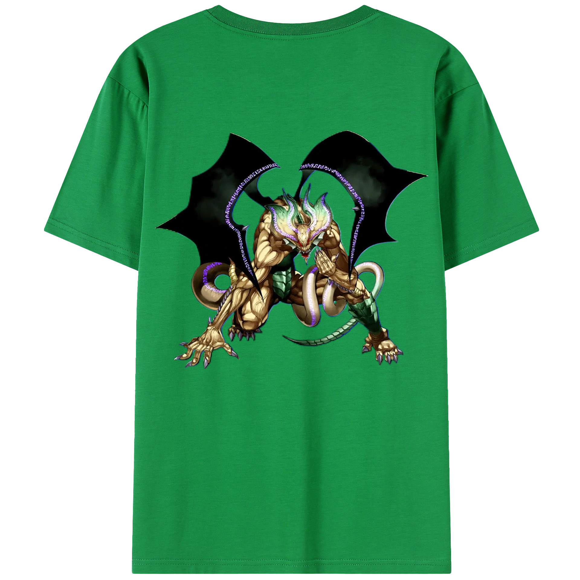 （画像用） 遊☆戯☆王 Yu-Gi-Oh! 綿100％ メンズ半袖Tシャツ（バックプリント） 通気性