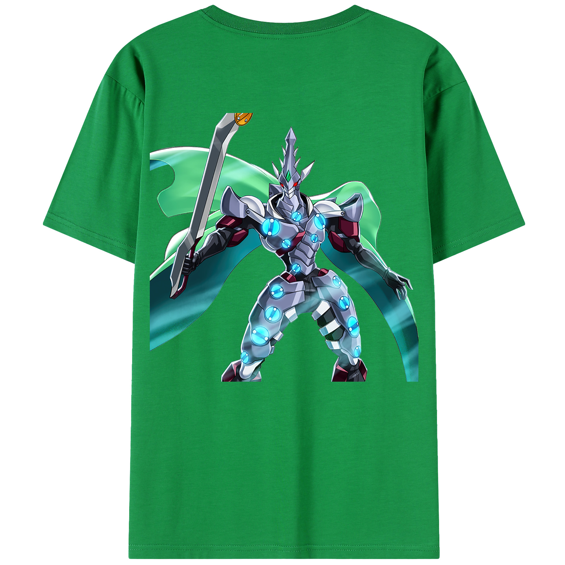 （画像用） 遊☆戯☆王 Yu-Gi-Oh! 綿100％ メンズ半袖Tシャツ（バックプリント） 通気性