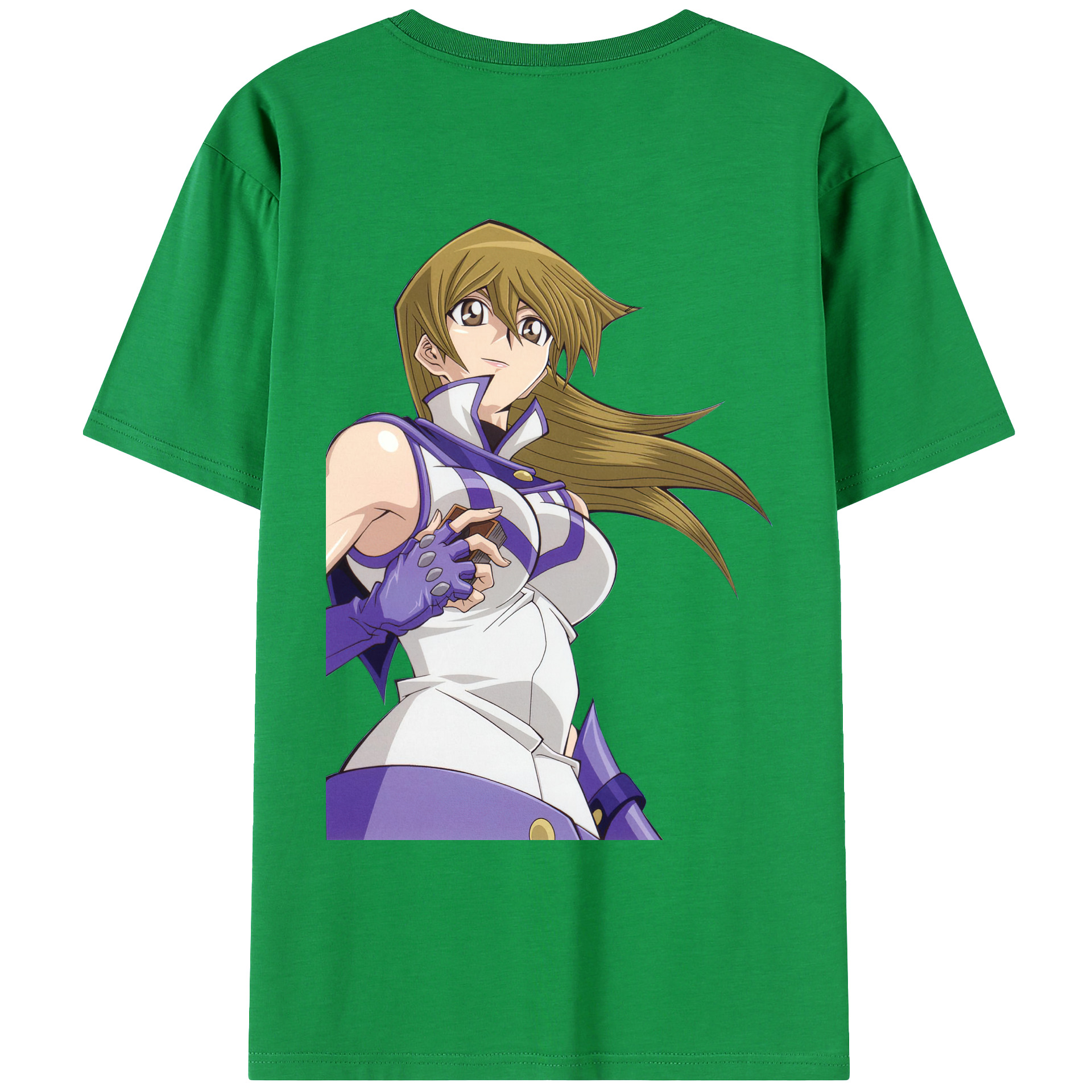 （画像用） 遊☆戯☆王 Yu-Gi-Oh! 綿100％ メンズ半袖Tシャツ（バックプリント） 通気性