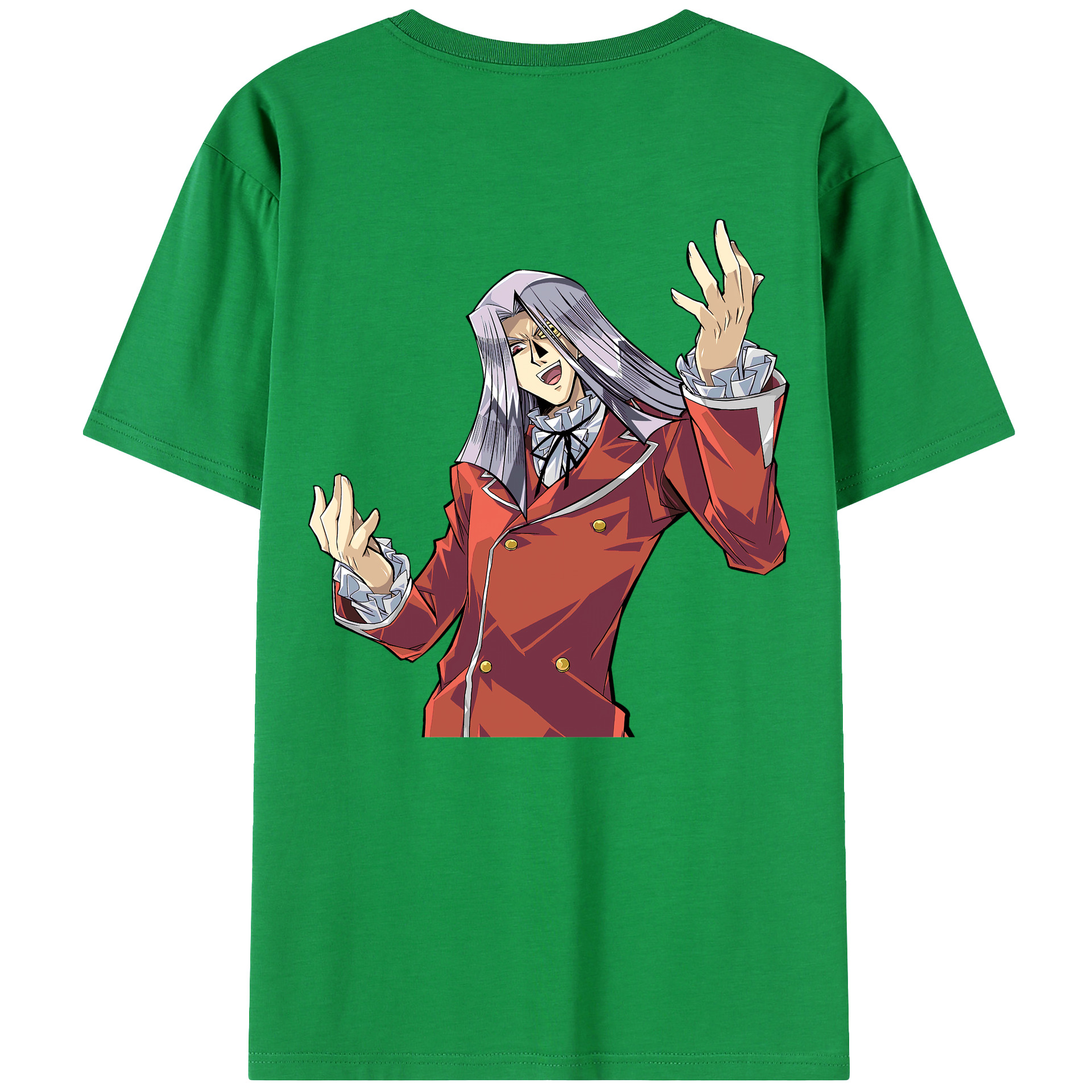 （画像用） 遊☆戯☆王 Yu-Gi-Oh! 綿100％ メンズ半袖Tシャツ（バックプリント） 通気性