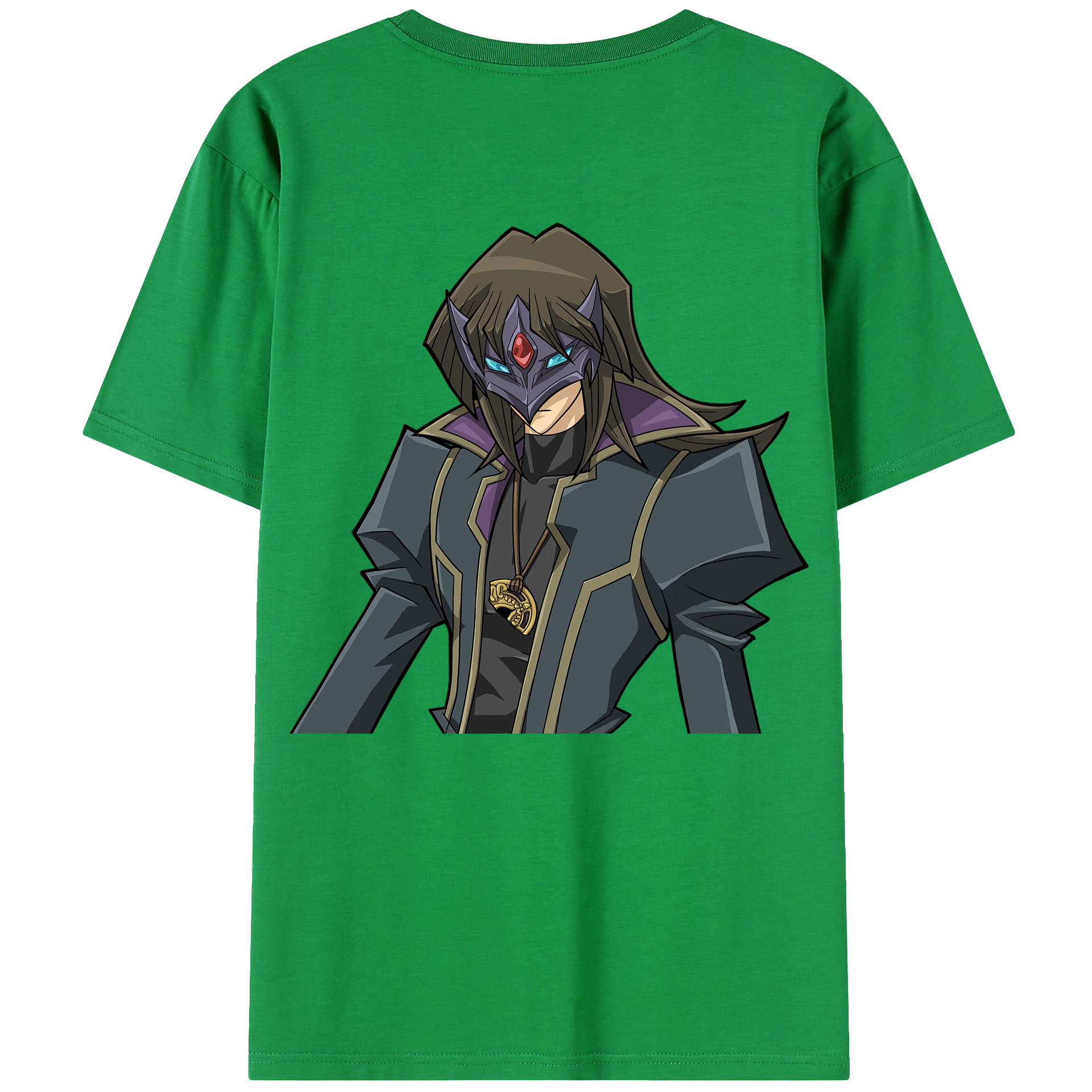 （画像用） 遊☆戯☆王 Yu-Gi-Oh! 綿100％ メンズ半袖Tシャツ（バックプリント） 通気性