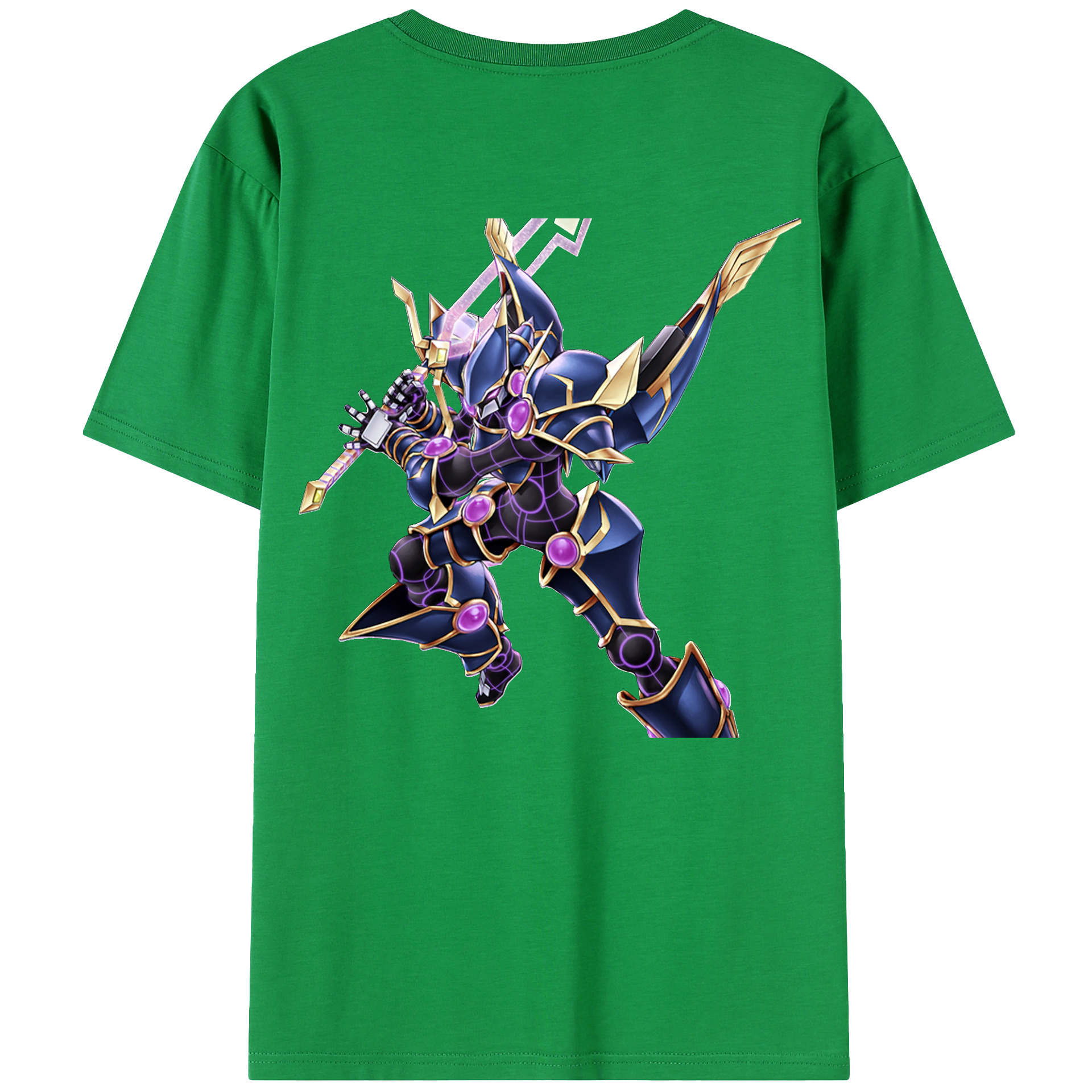 （画像用） 遊☆戯☆王 Yu-Gi-Oh! 綿100％ メンズ半袖Tシャツ（バックプリント） 通気性