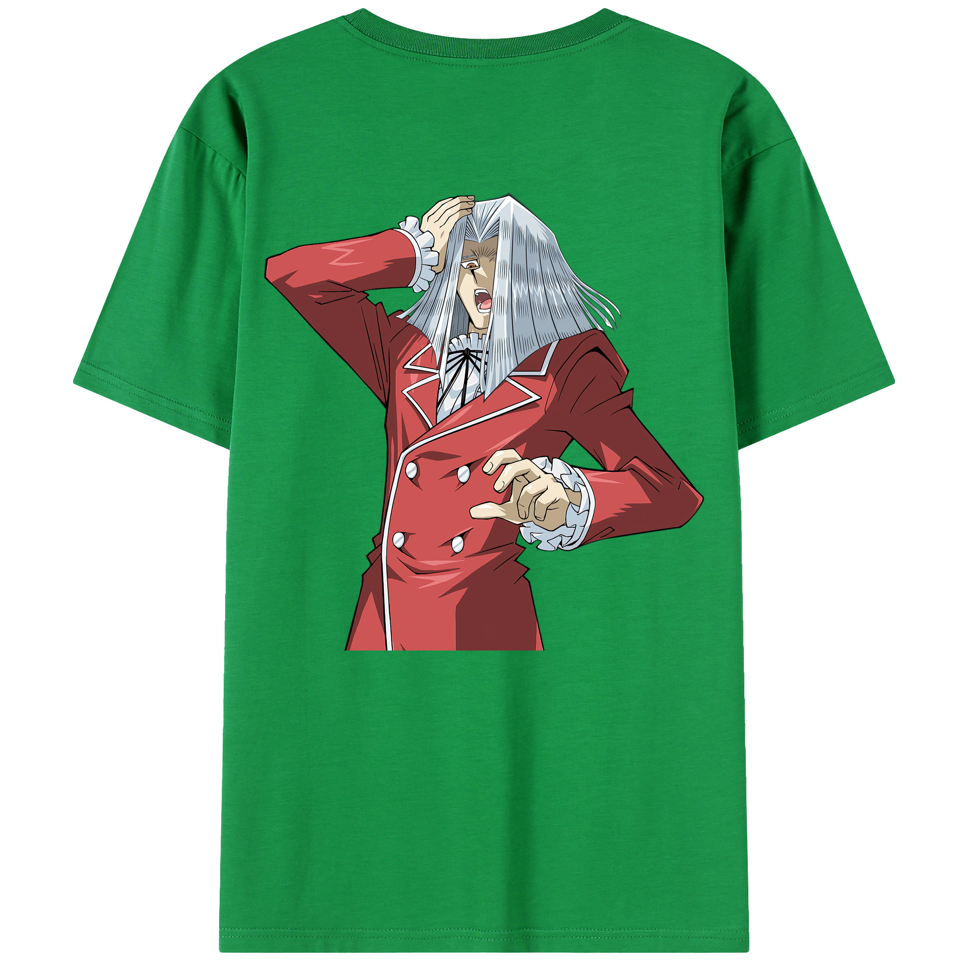 （画像用） 遊☆戯☆王 Yu-Gi-Oh! 綿100％ メンズ半袖Tシャツ（バックプリント） 通気性