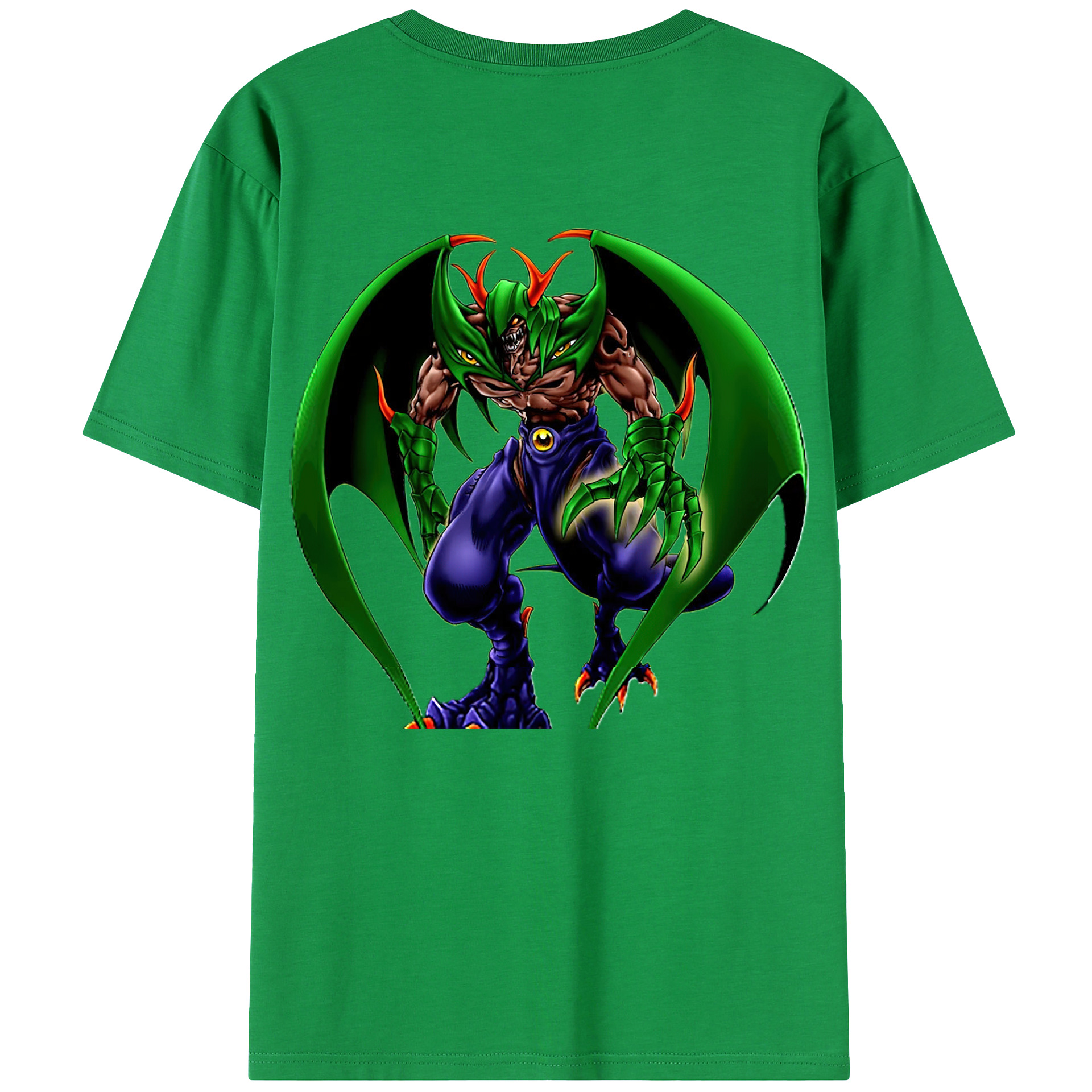 （画像用） 遊☆戯☆王 Yu-Gi-Oh! 綿100％ メンズ半袖Tシャツ（バックプリント） 通気性
