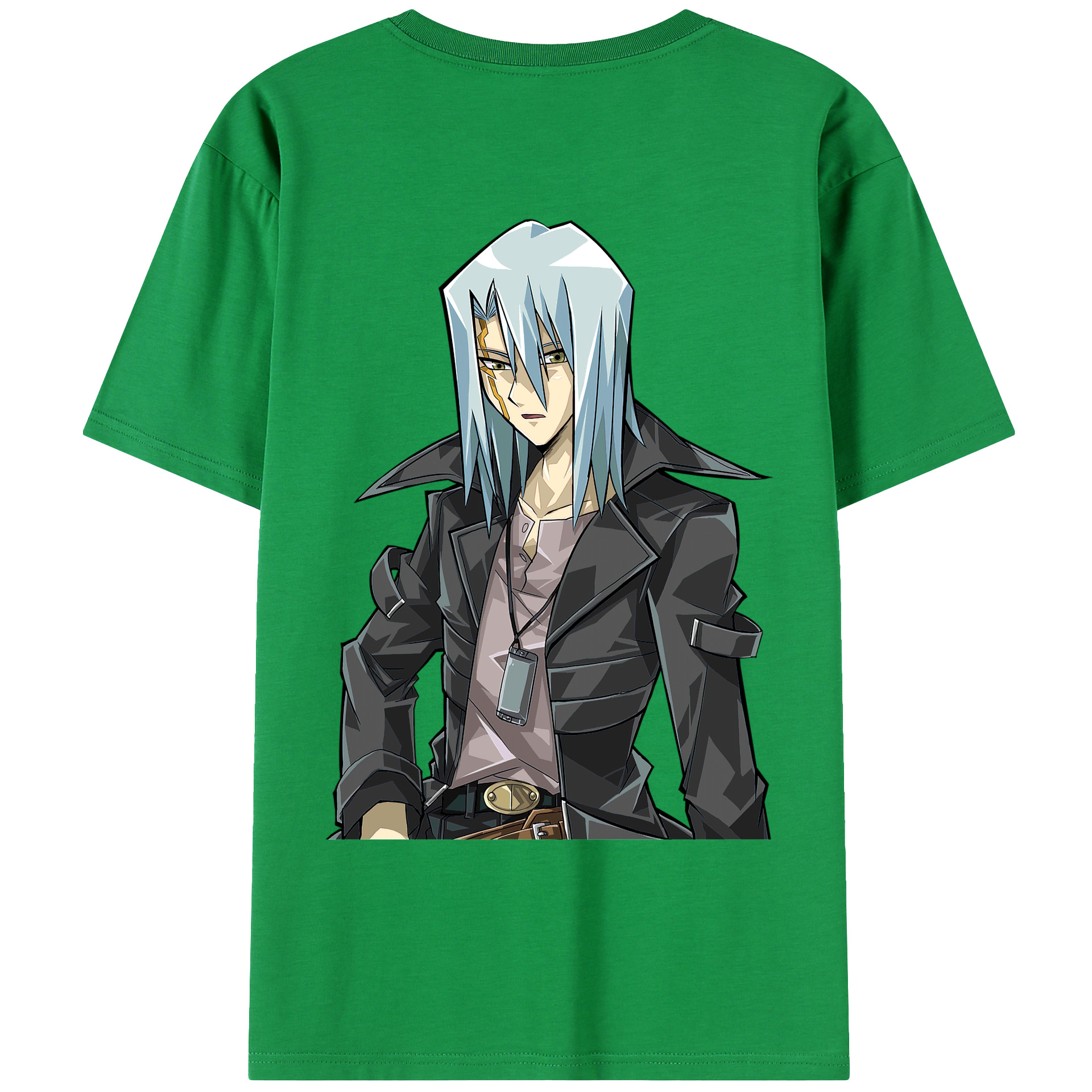 （画像用） 遊☆戯☆王 Yu-Gi-Oh! 綿100％ メンズ半袖Tシャツ（バックプリント） 通気性