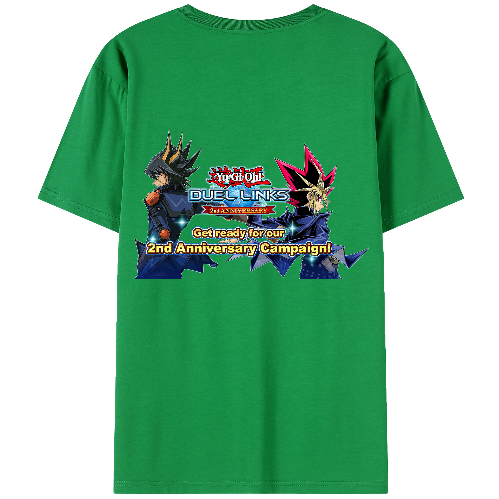 （画像用） 遊☆戯☆王 Yu-Gi-Oh! 綿100％ メンズ半袖Tシャツ（バックプリント） 通気性