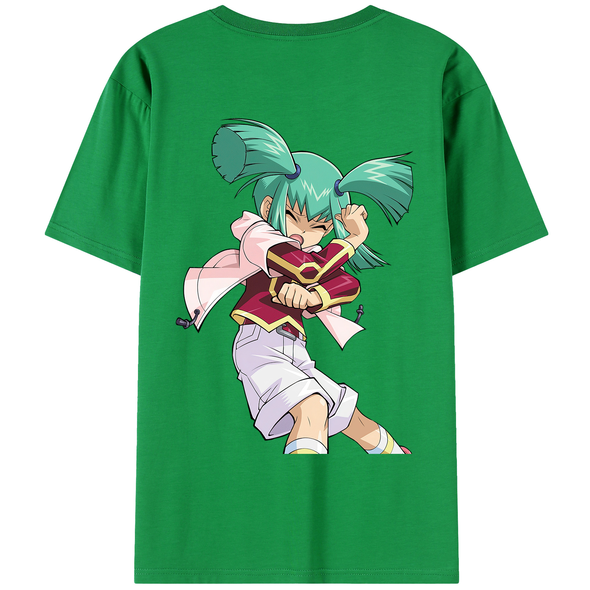 （画像用） 遊☆戯☆王 Yu-Gi-Oh! 綿100％ メンズ半袖Tシャツ（バックプリント） 通気性