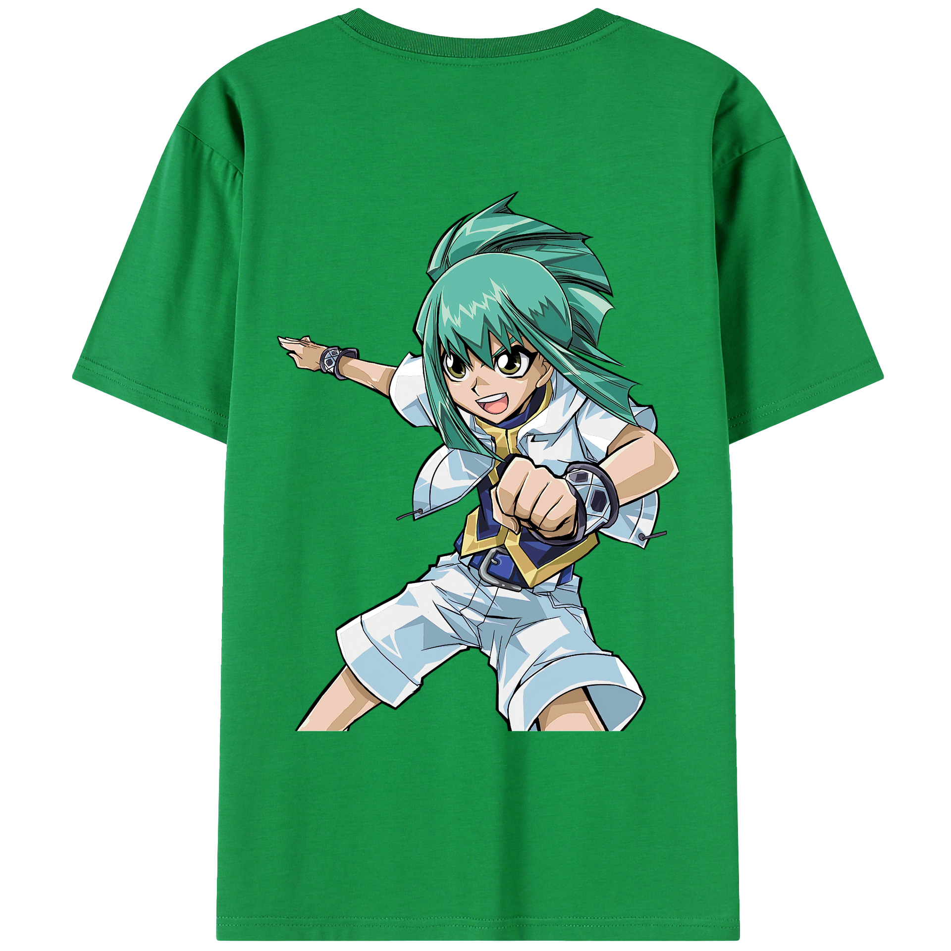 （画像用） 遊☆戯☆王 Yu-Gi-Oh! 綿100％ メンズ半袖Tシャツ（バックプリント） 通気性