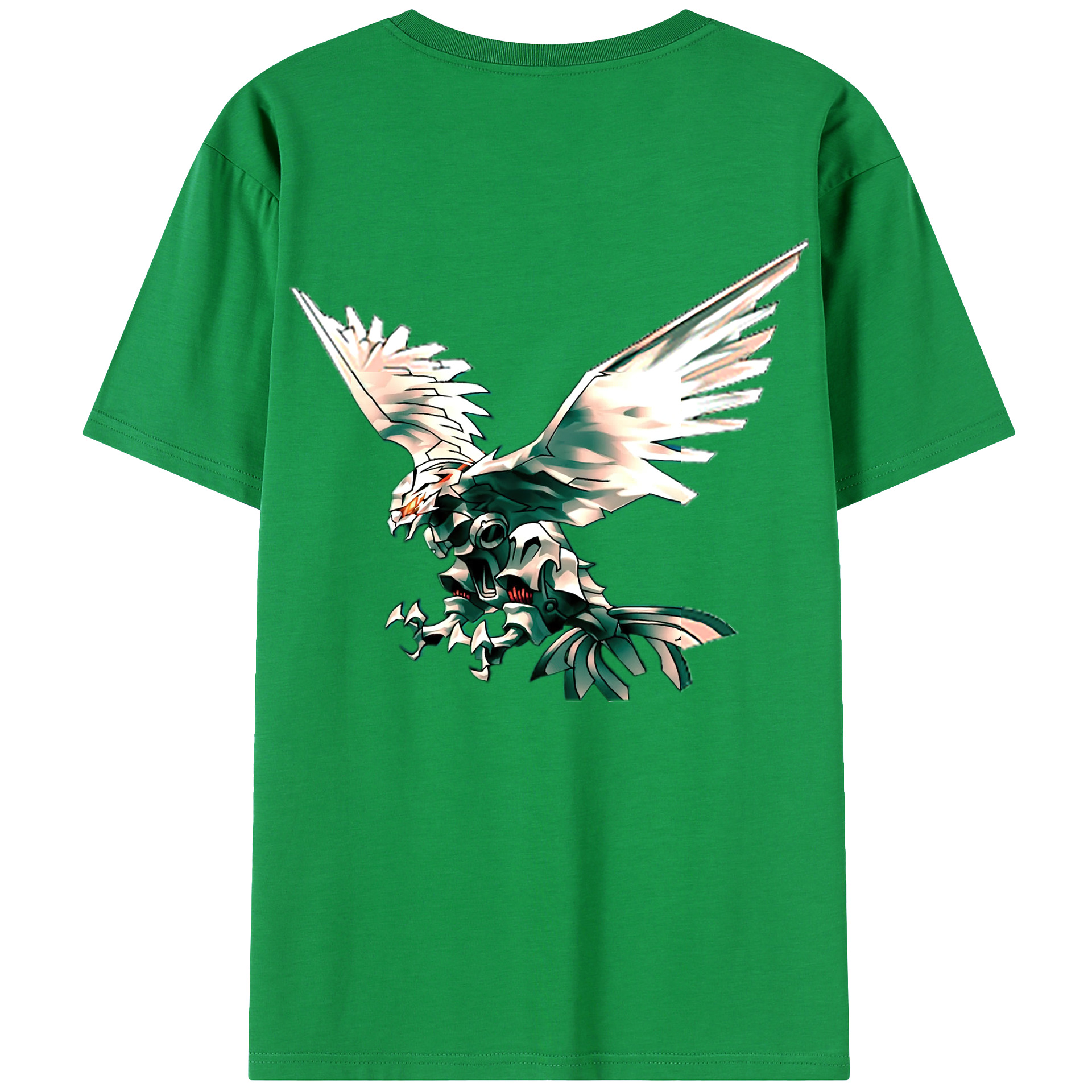（画像用） 遊☆戯☆王 Yu-Gi-Oh! 綿100％ メンズ半袖Tシャツ（バックプリント） 通気性