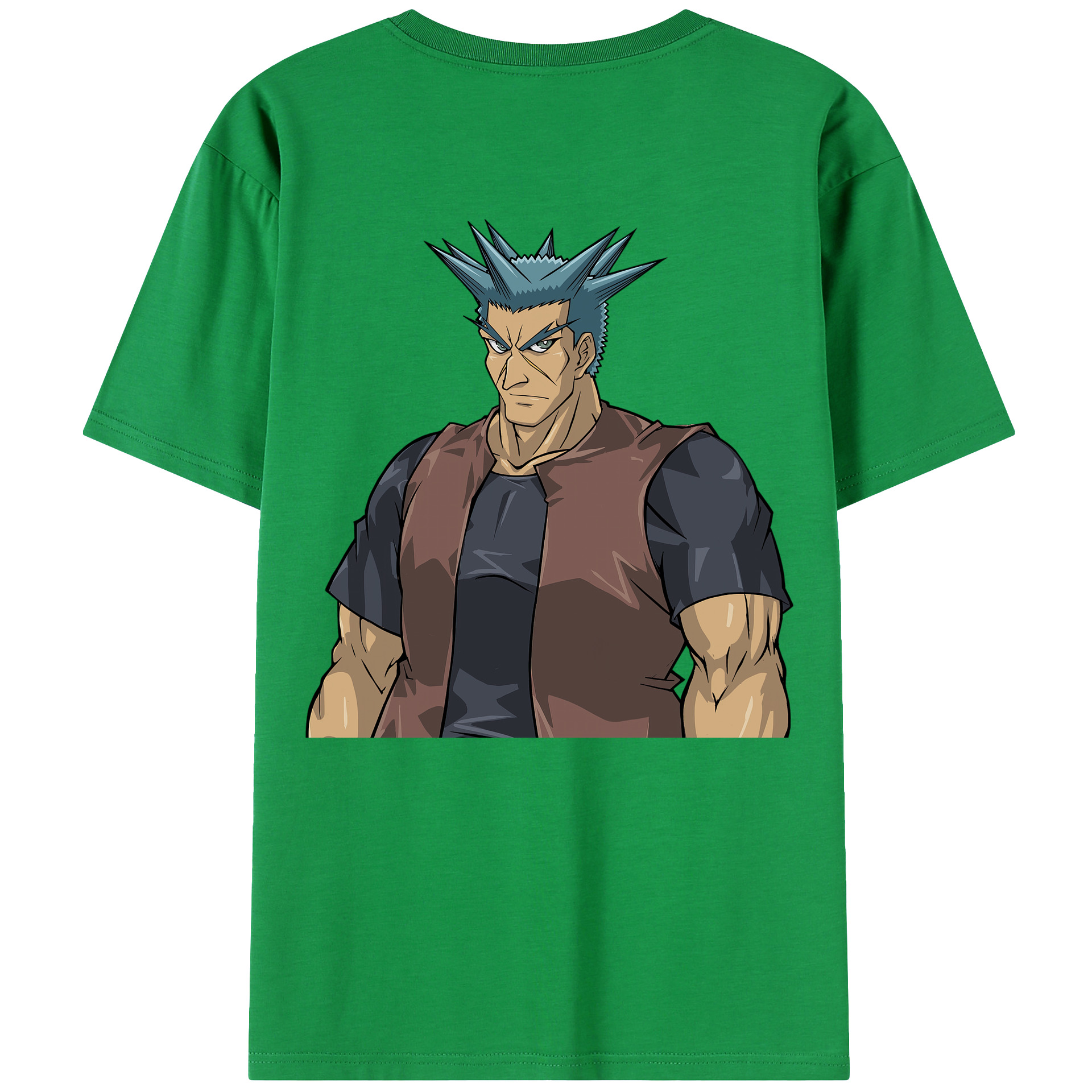 （画像用） 遊☆戯☆王 Yu-Gi-Oh! 綿100％ メンズ半袖Tシャツ（バックプリント） 通気性
