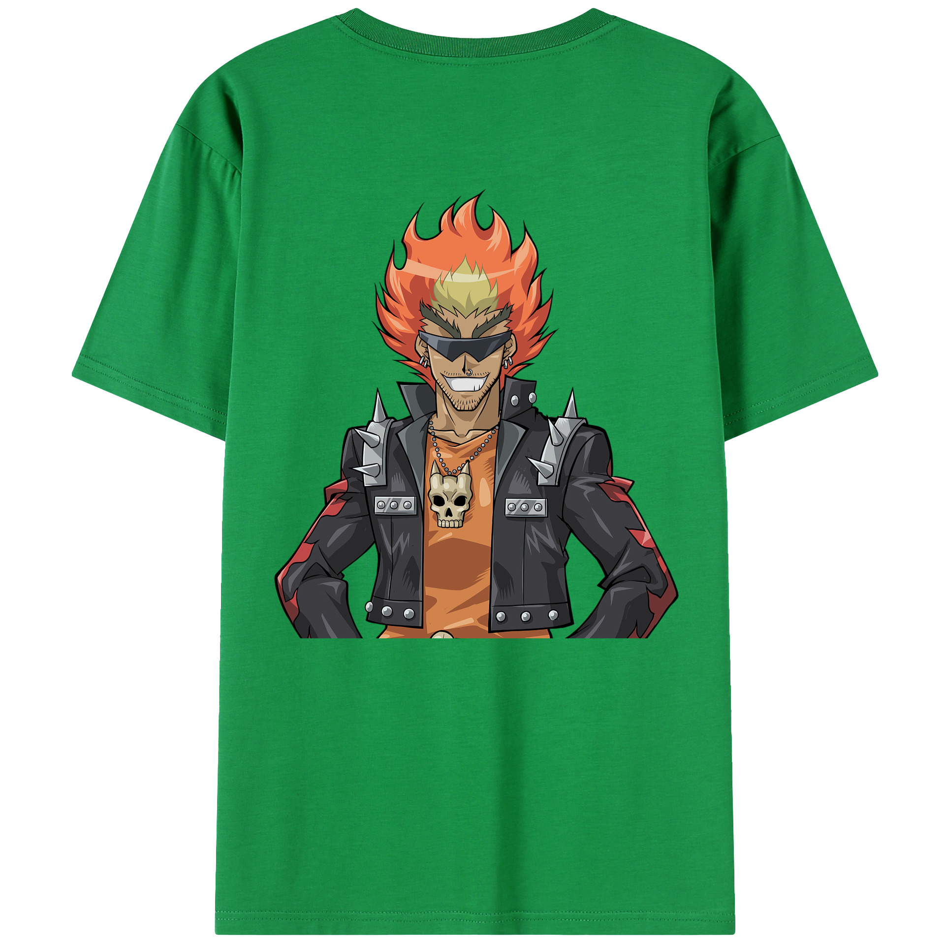 （画像用） 遊☆戯☆王 Yu-Gi-Oh! 綿100％ メンズ半袖Tシャツ（バックプリント） 通気性