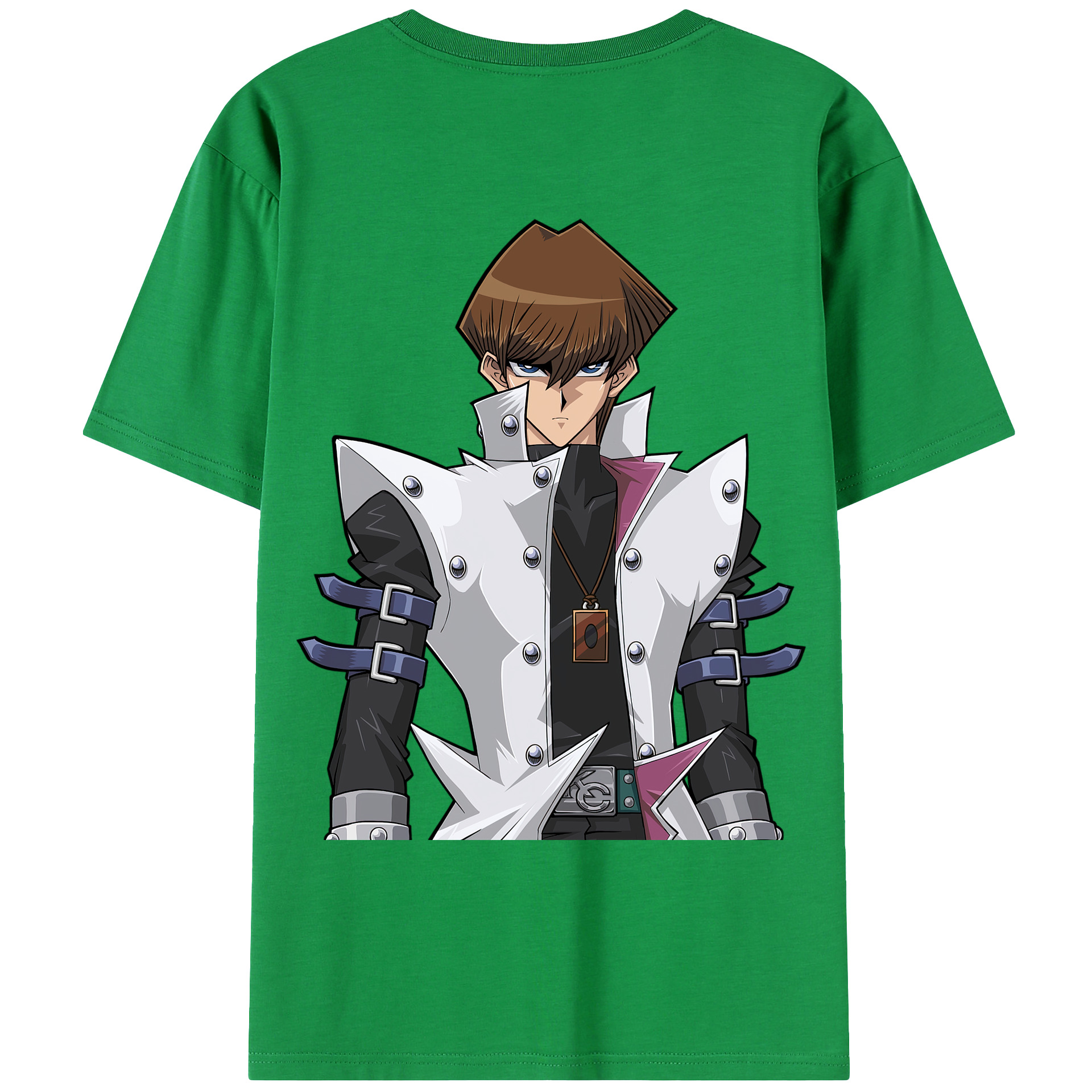 （画像用） 遊☆戯☆王 Yu-Gi-Oh! 綿100％ メンズ半袖Tシャツ（バックプリント） 通気性