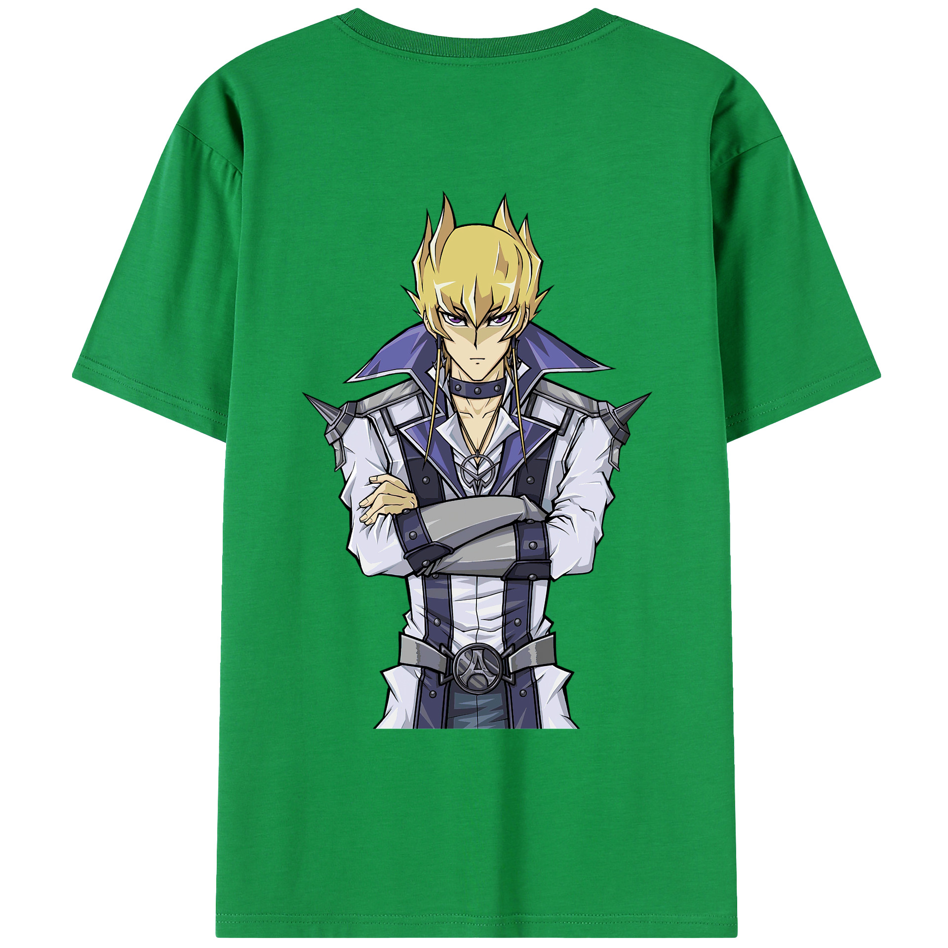 （画像用） 遊☆戯☆王 Yu-Gi-Oh! 綿100％ メンズ半袖Tシャツ（バックプリント） 通気性