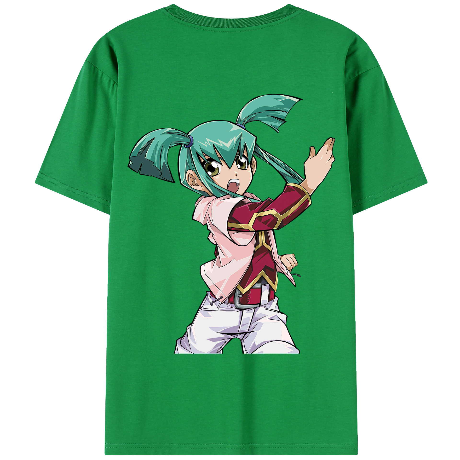 （画像用） 遊☆戯☆王 Yu-Gi-Oh! 綿100％ メンズ半袖Tシャツ（バックプリント） 通気性