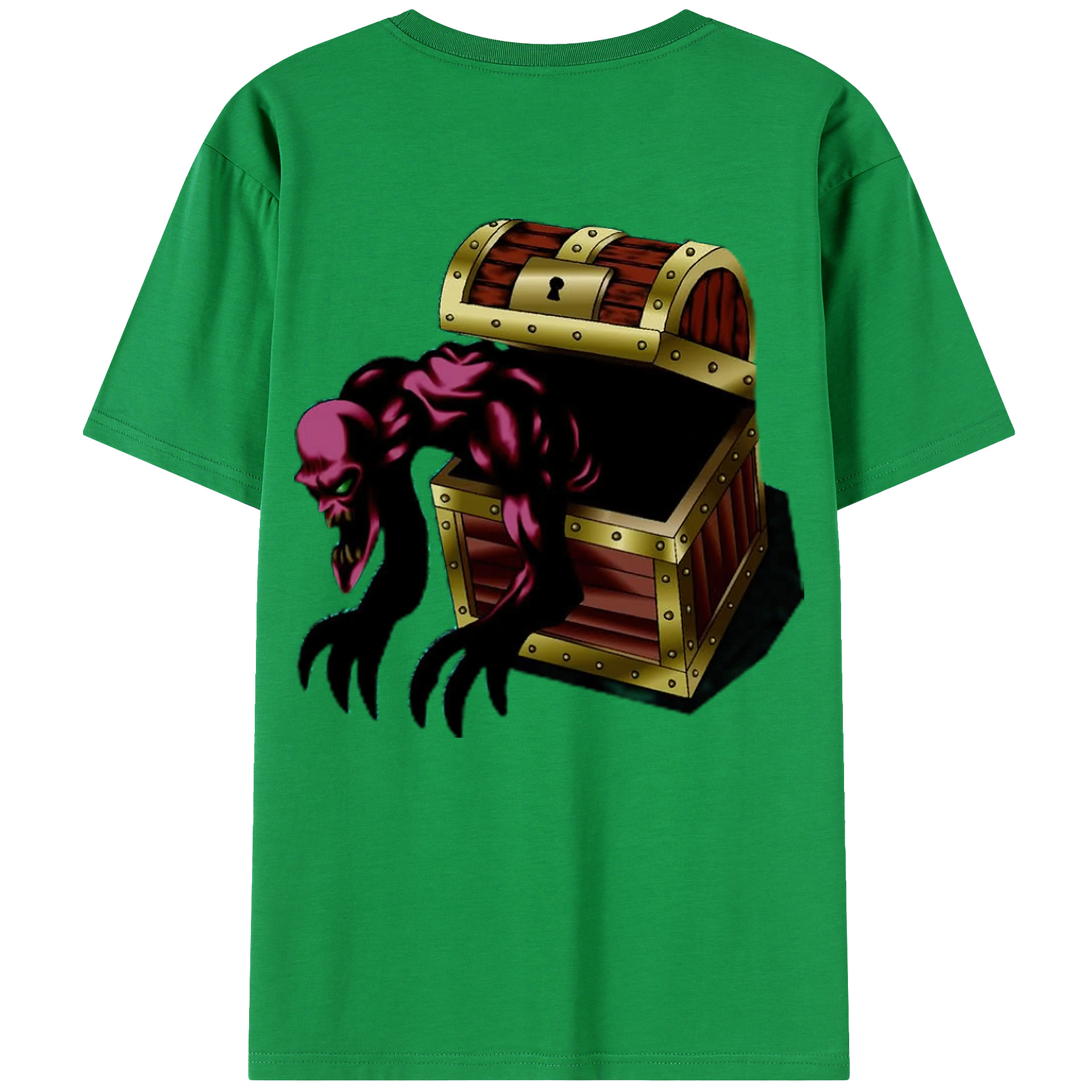 （画像用） 遊☆戯☆王 Yu-Gi-Oh! 綿100％ メンズ半袖Tシャツ（バックプリント） 通気性