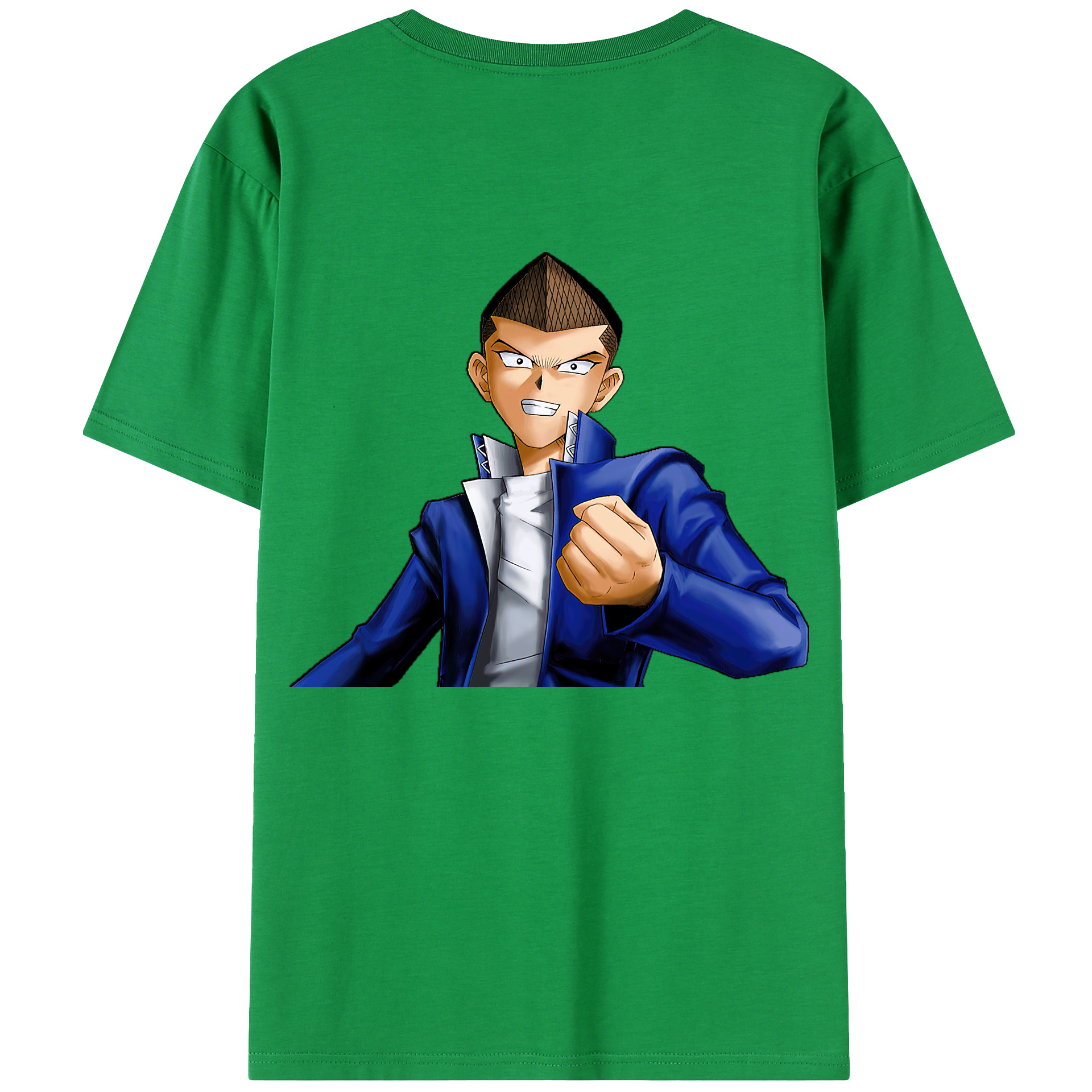 （画像用） 遊☆戯☆王 Yu-Gi-Oh! 綿100％ メンズ半袖Tシャツ（バックプリント） 通気性