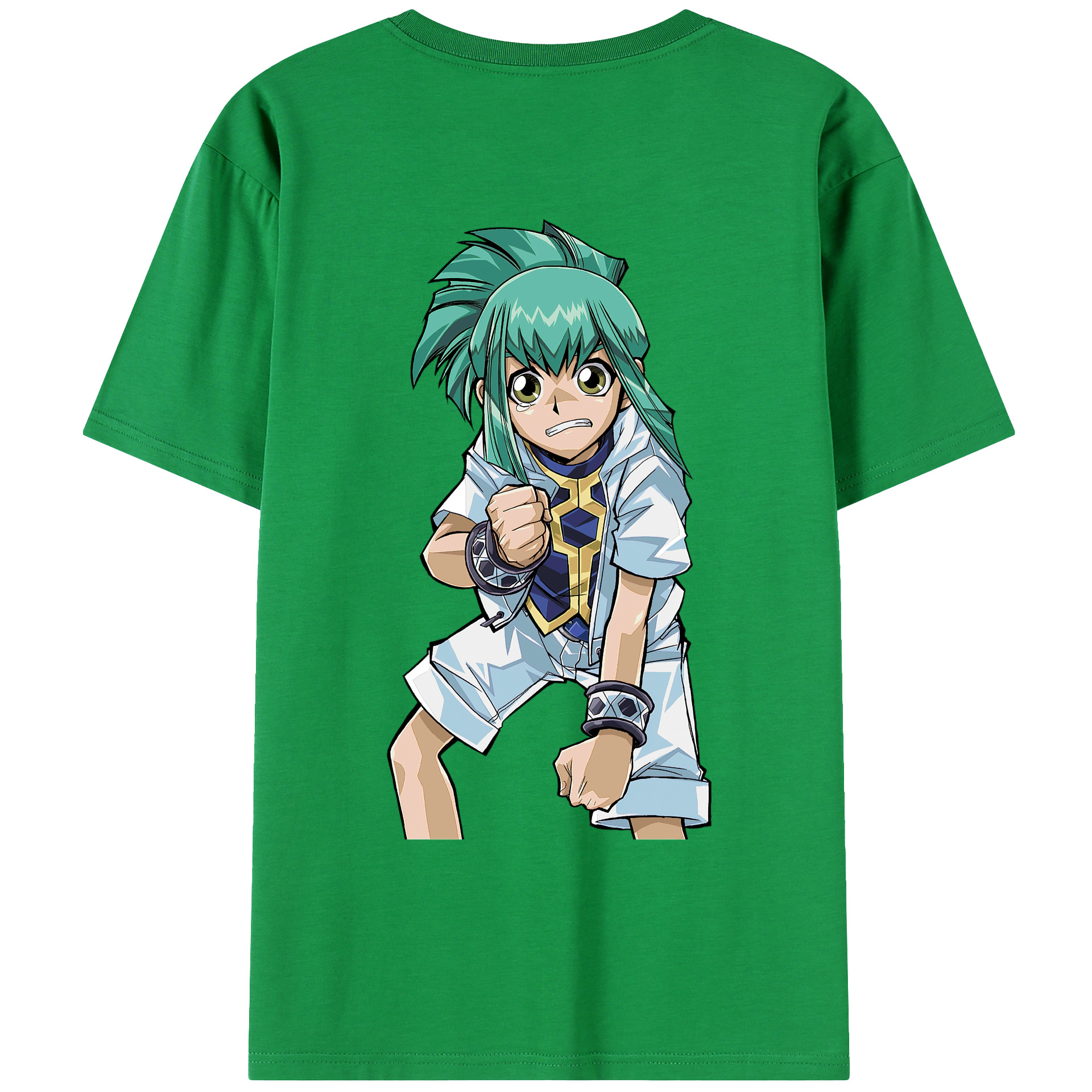（画像用） 遊☆戯☆王 Yu-Gi-Oh! 綿100％ メンズ半袖Tシャツ（バックプリント） 通気性