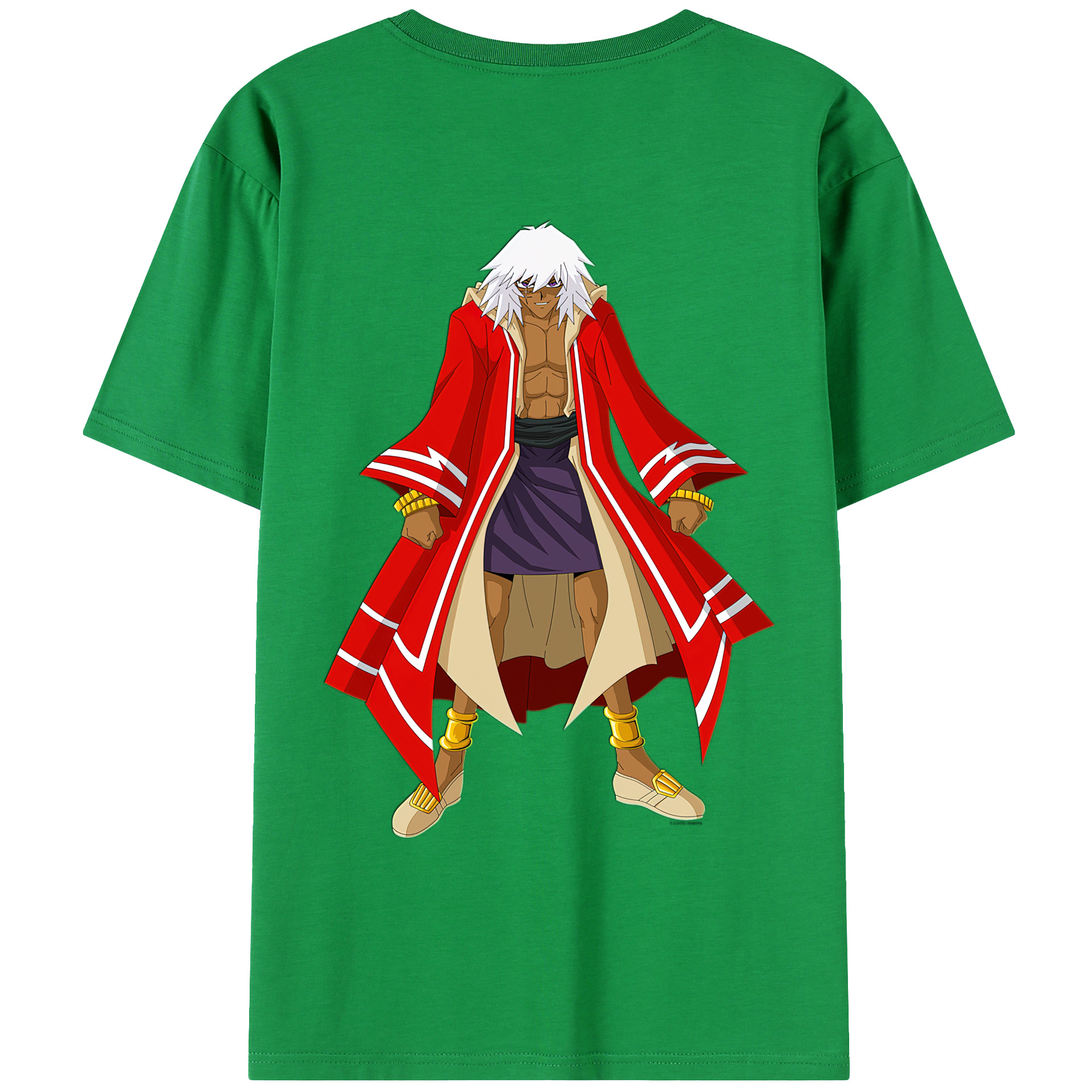 （画像用） 遊☆戯☆王 Yu-Gi-Oh! 綿100％ メンズ半袖Tシャツ（バックプリント） 通気性