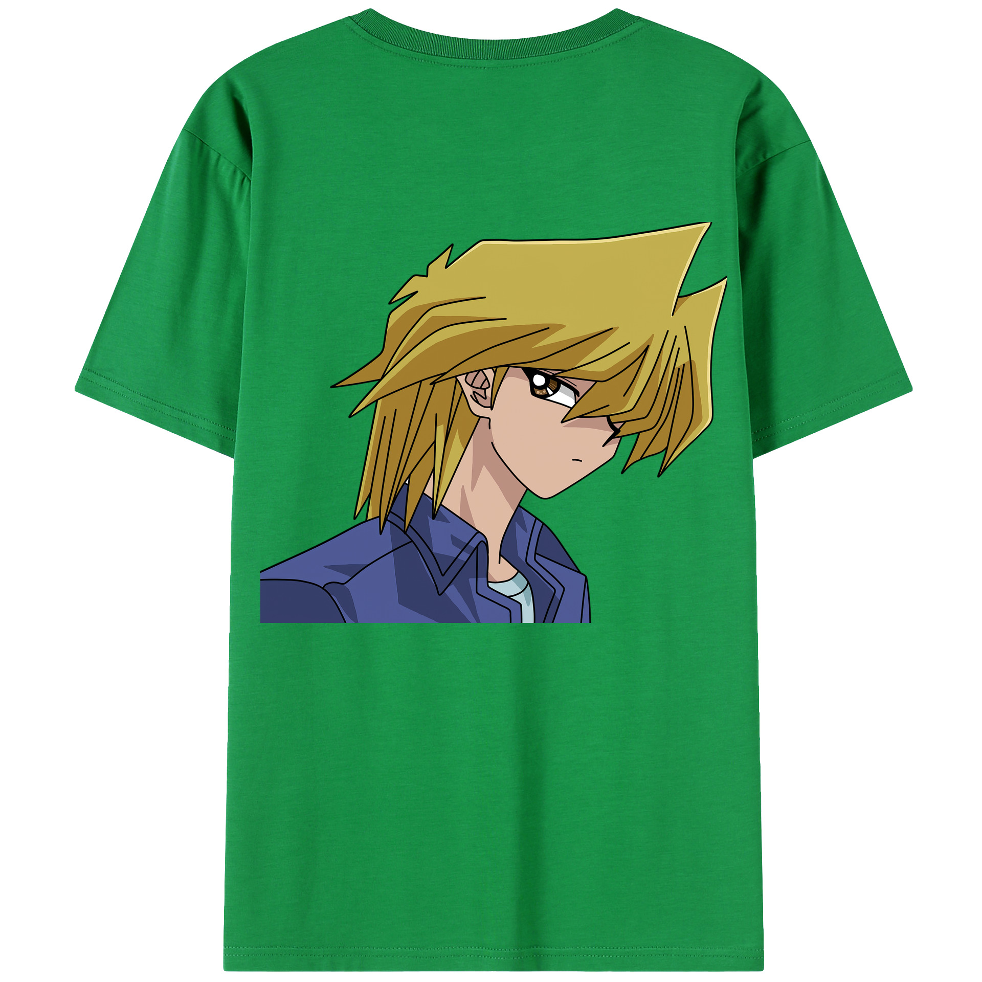 （画像用） 遊☆戯☆王 Yu-Gi-Oh! 綿100％ メンズ半袖Tシャツ（バックプリント） 通気性