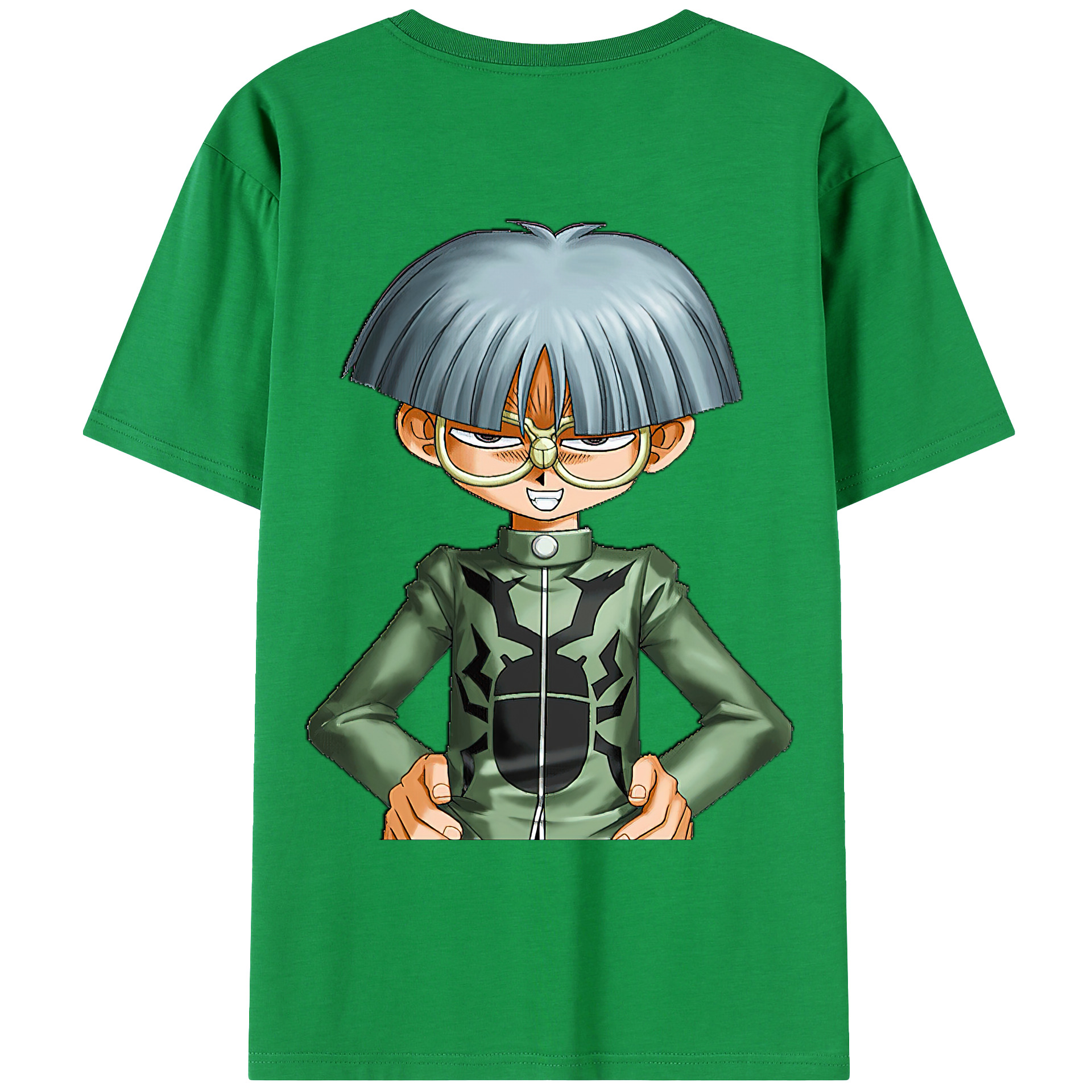 （画像用） 遊☆戯☆王 Yu-Gi-Oh! 綿100％ メンズ半袖Tシャツ（バックプリント） 通気性