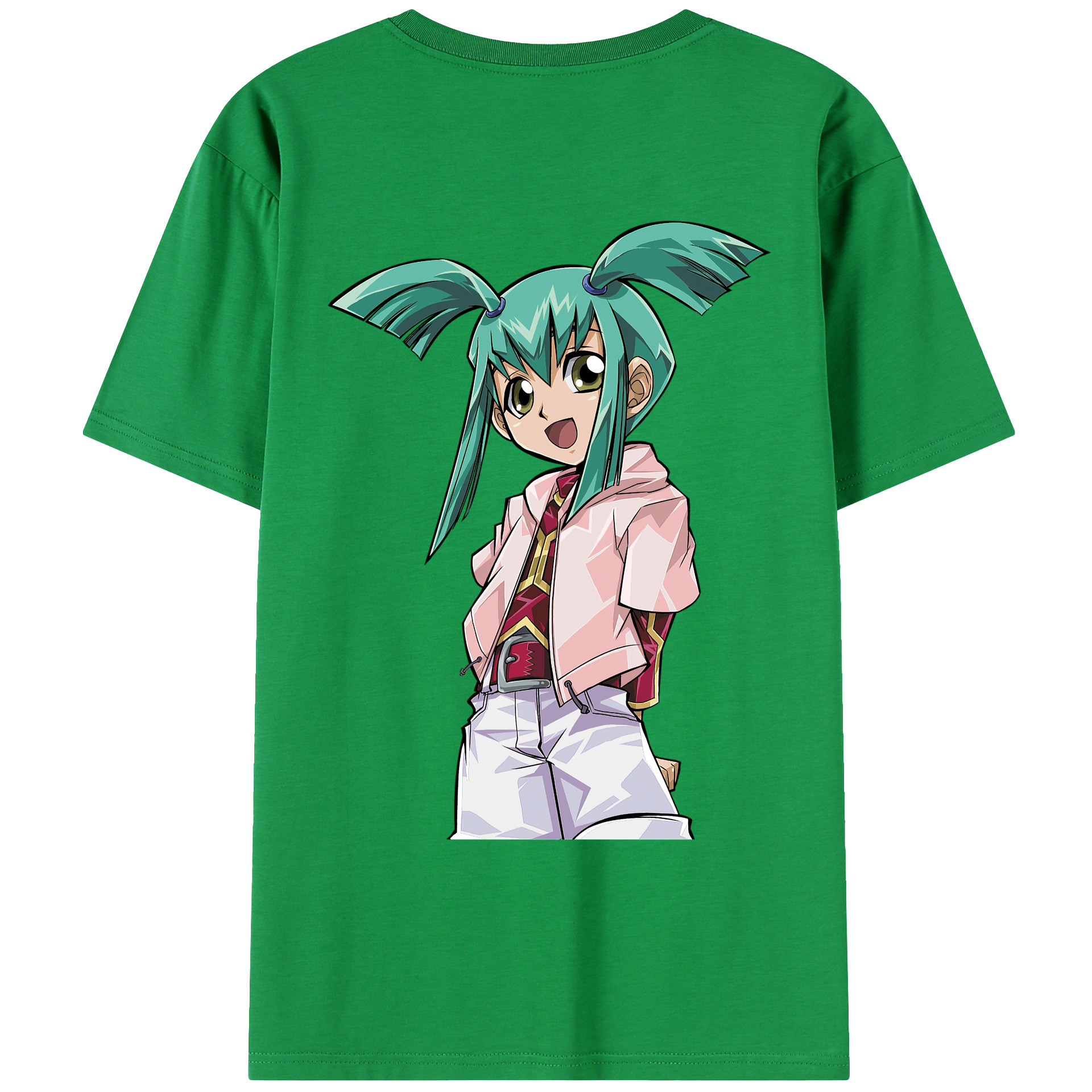 （画像用） 遊☆戯☆王 Yu-Gi-Oh! 綿100％ メンズ半袖Tシャツ（バックプリント） 通気性