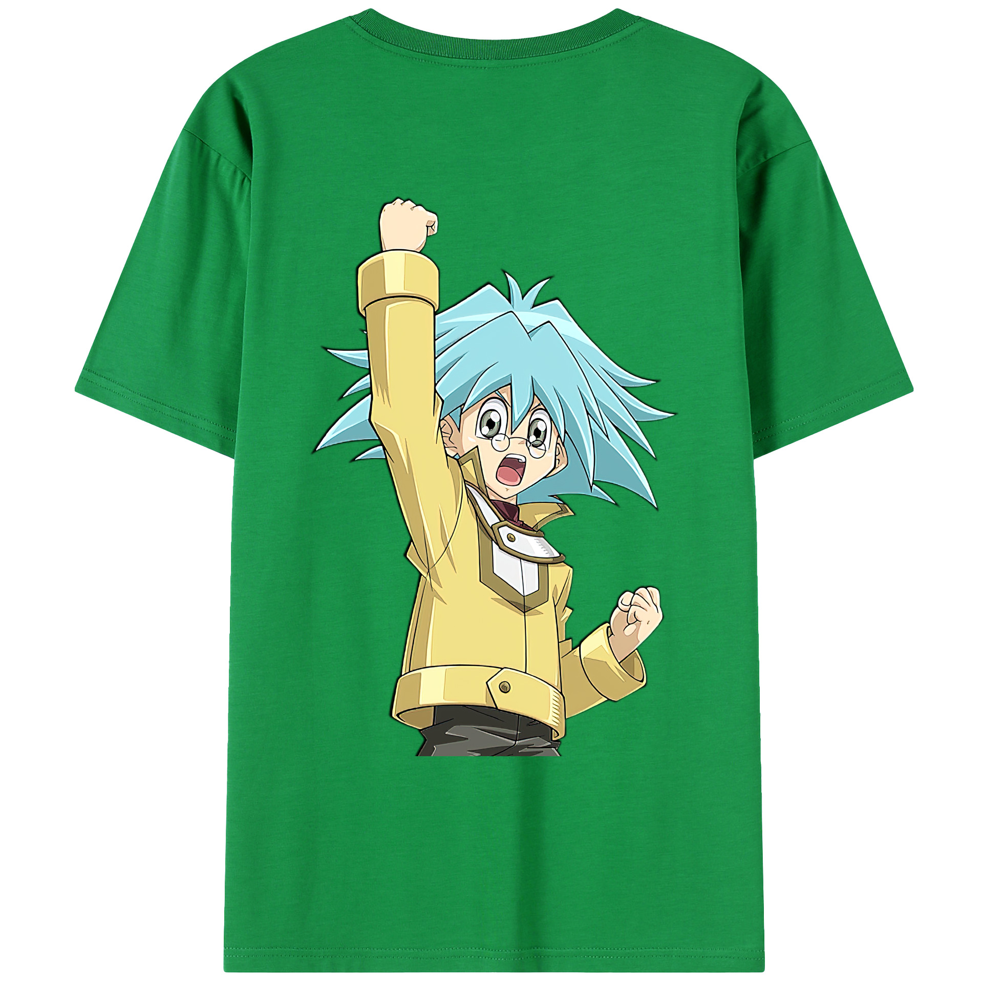 （画像用） 遊☆戯☆王 Yu-Gi-Oh! 綿100％ メンズ半袖Tシャツ（バックプリント） 通気性