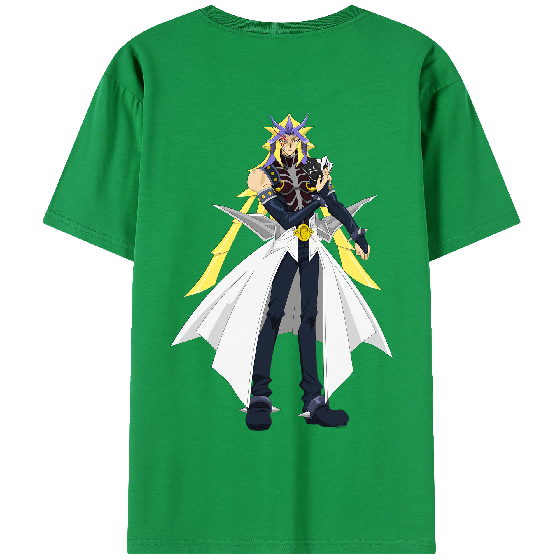 （画像用） 遊☆戯☆王 Yu-Gi-Oh! 綿100％ メンズ半袖Tシャツ（バックプリント） 通気性