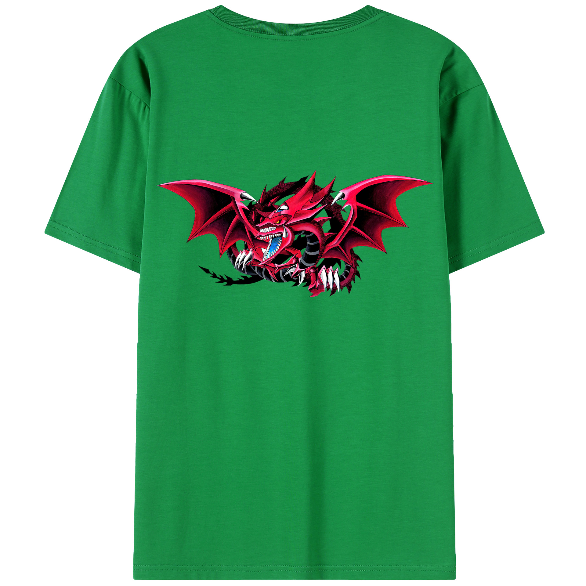 （画像用） 遊☆戯☆王 Yu-Gi-Oh! 綿100％ メンズ半袖Tシャツ（バックプリント） 通気性