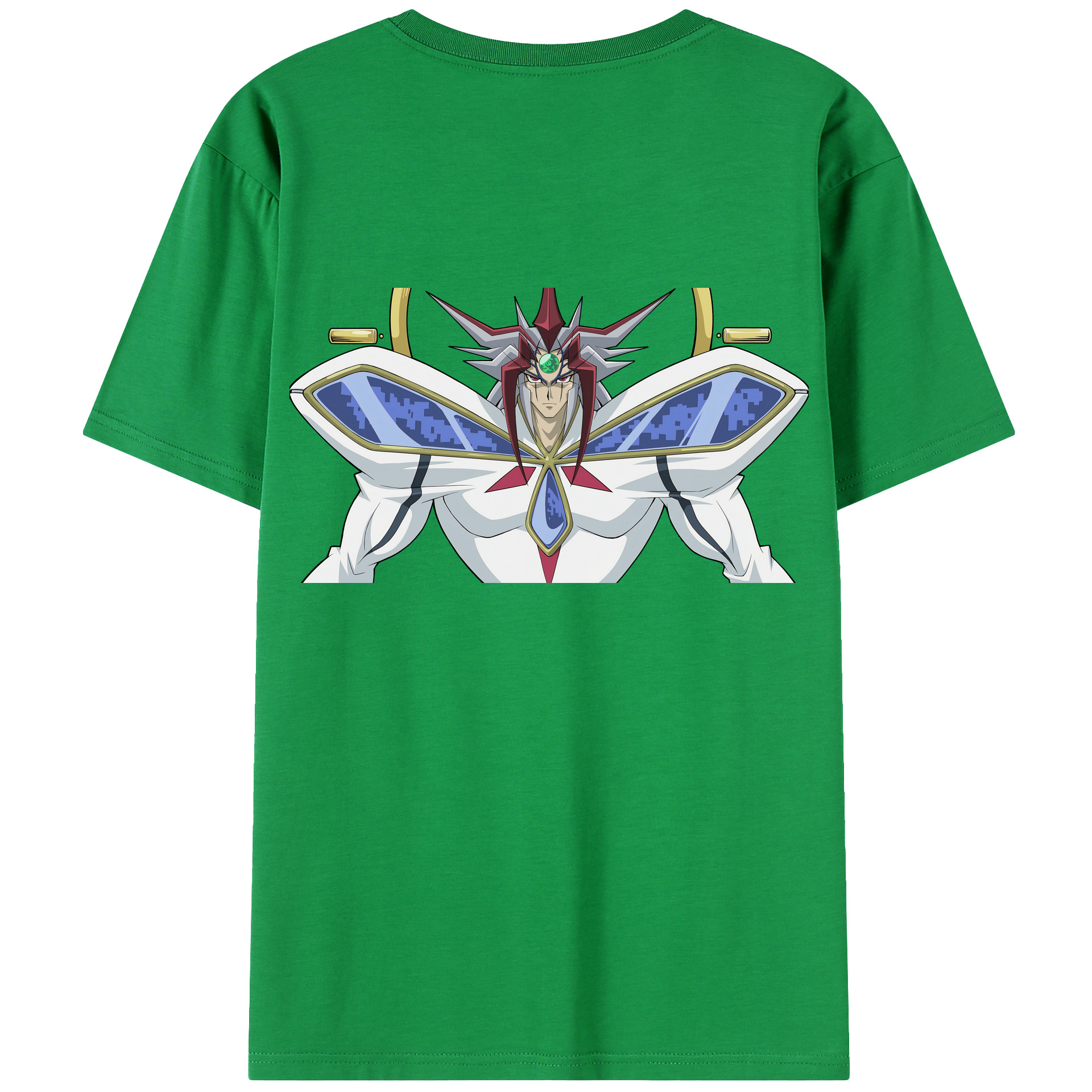 （画像用） 遊☆戯☆王 Yu-Gi-Oh! 綿100％ メンズ半袖Tシャツ（バックプリント） 通気性