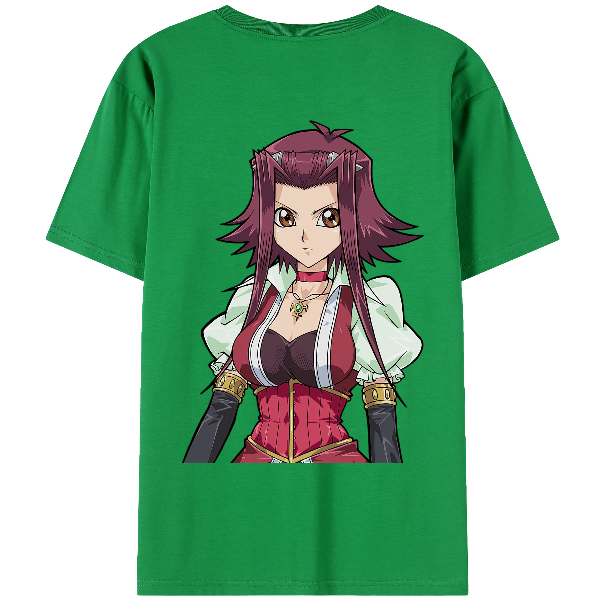 （画像用） 遊☆戯☆王 Yu-Gi-Oh! 綿100％ メンズ半袖Tシャツ（バックプリント） 通気性