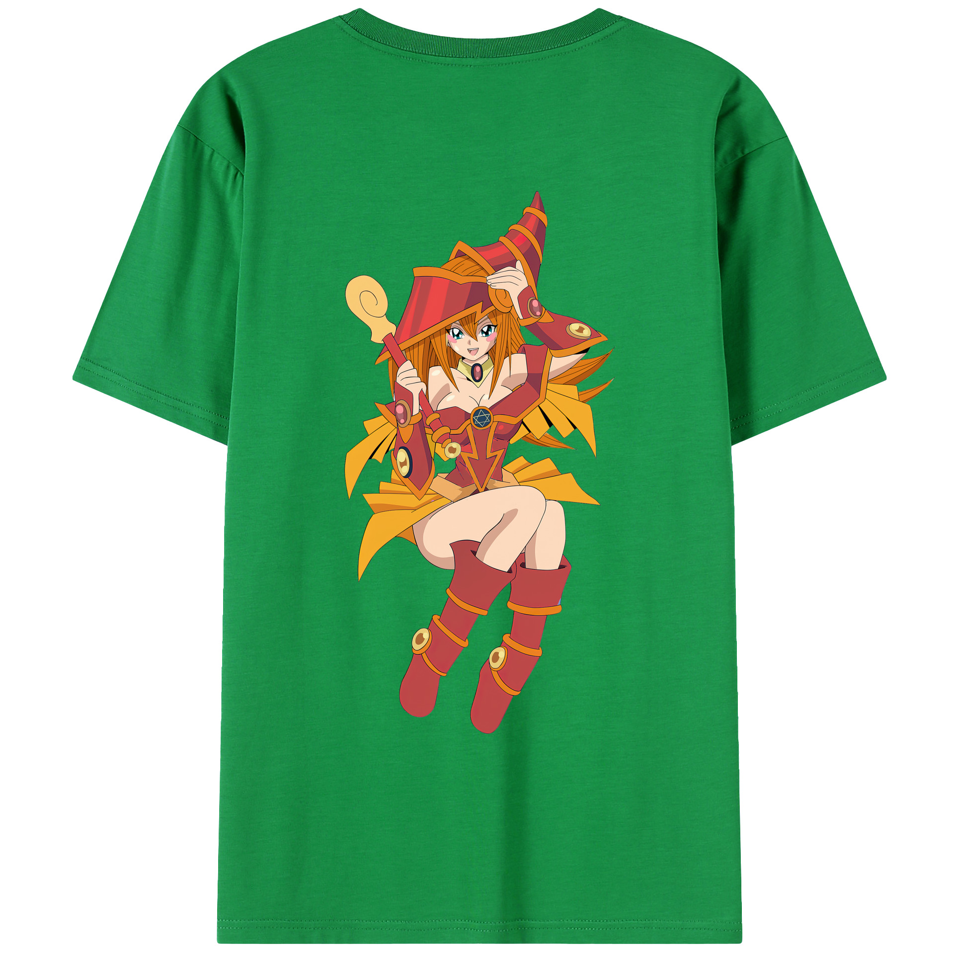 （画像用） 遊☆戯☆王 Yu-Gi-Oh! 綿100％ メンズ半袖Tシャツ（バックプリント） 通気性