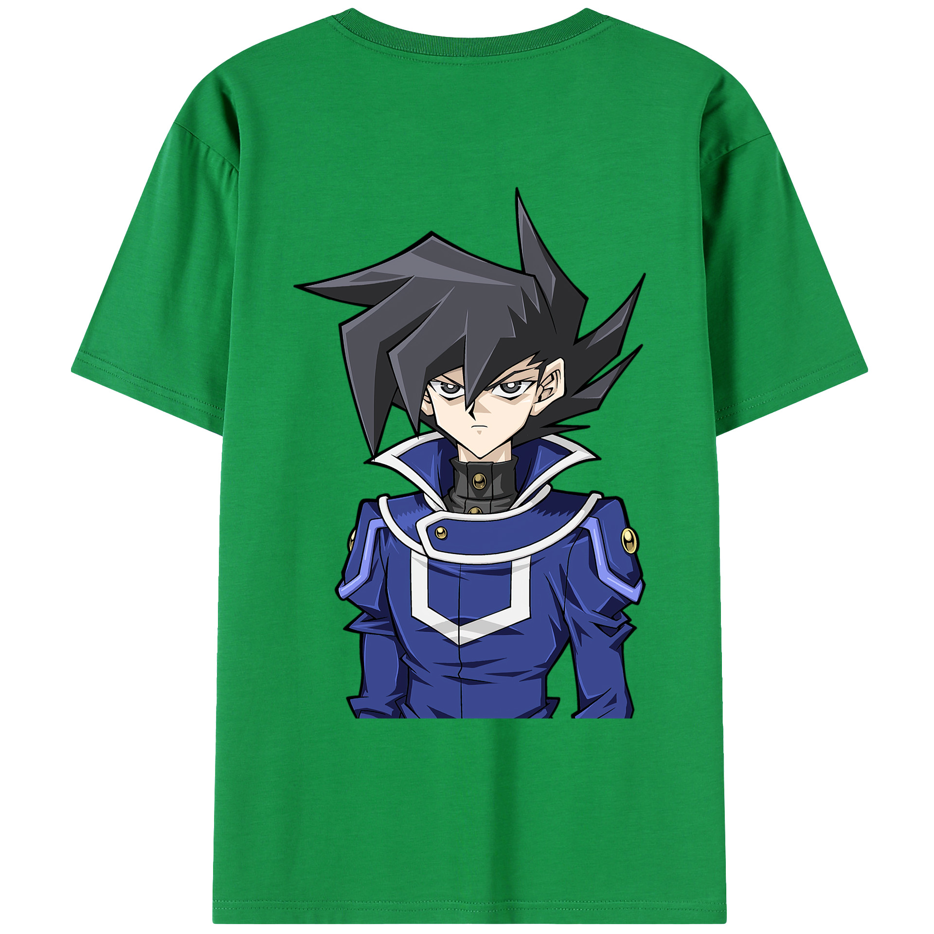 （画像用） 遊☆戯☆王 Yu-Gi-Oh! 綿100％ メンズ半袖Tシャツ（バックプリント） 通気性