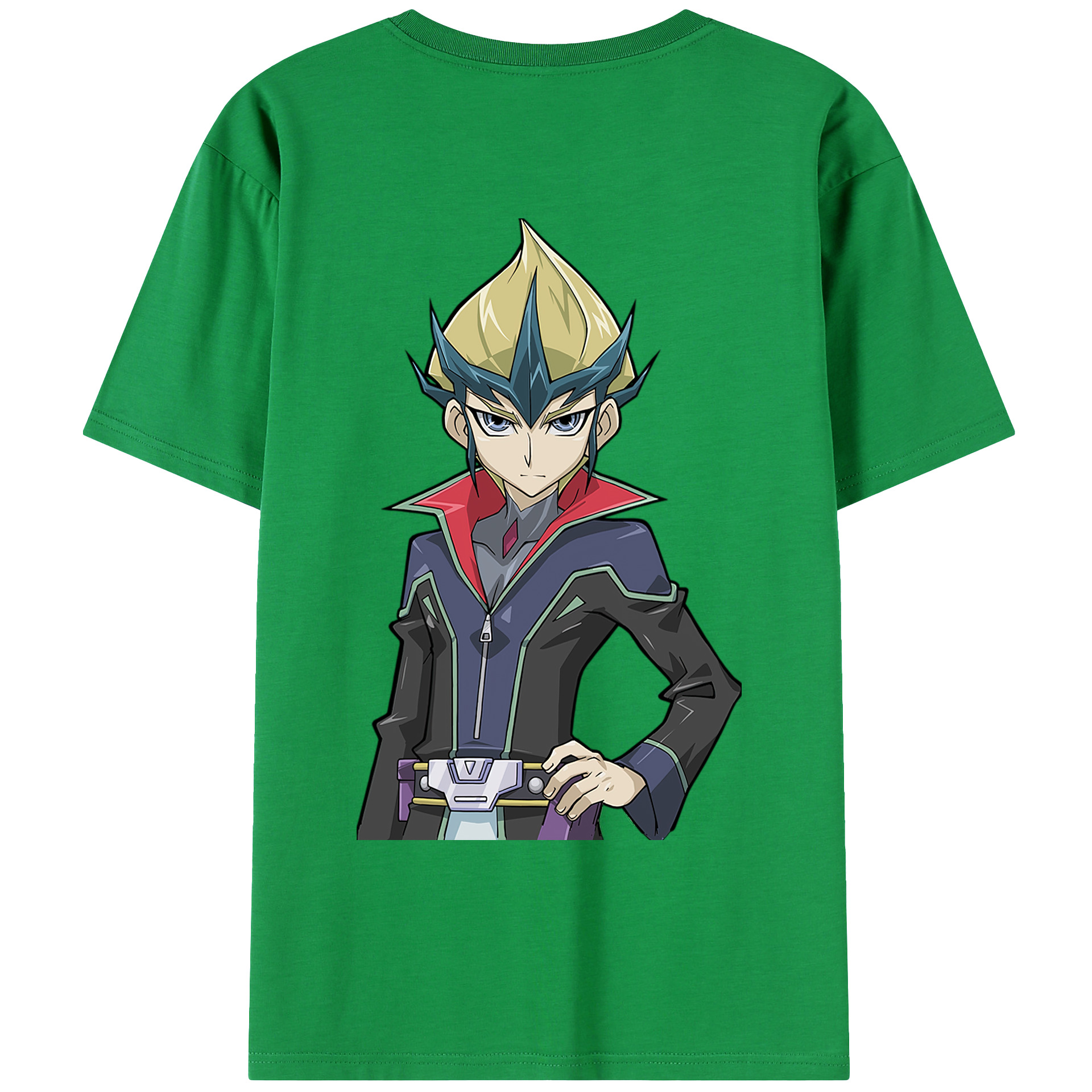 （画像用） 遊☆戯☆王 Yu-Gi-Oh! 綿100％ メンズ半袖Tシャツ（バックプリント） 通気性