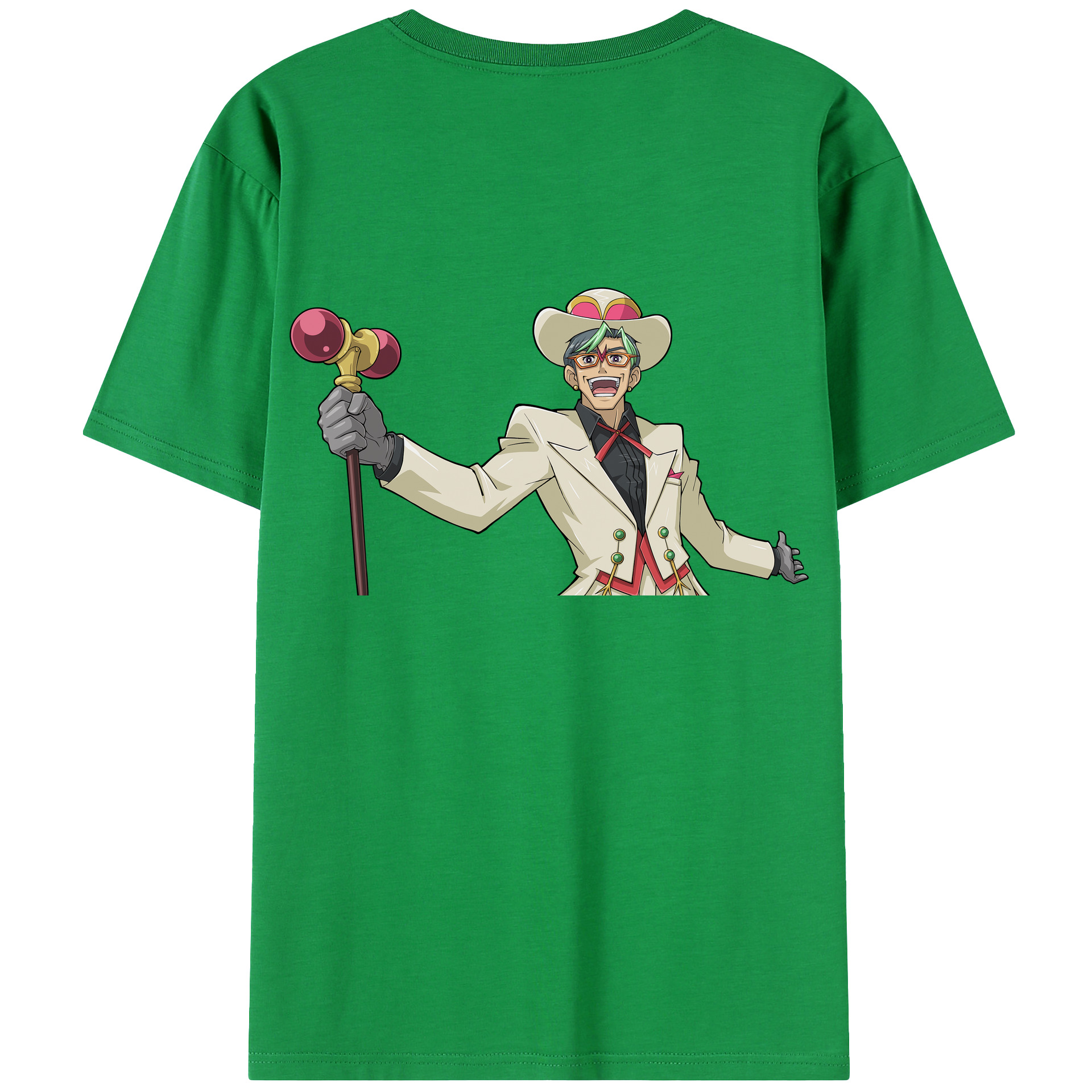 （画像用） 遊☆戯☆王 Yu-Gi-Oh! 綿100％ メンズ半袖Tシャツ（バックプリント） 通気性