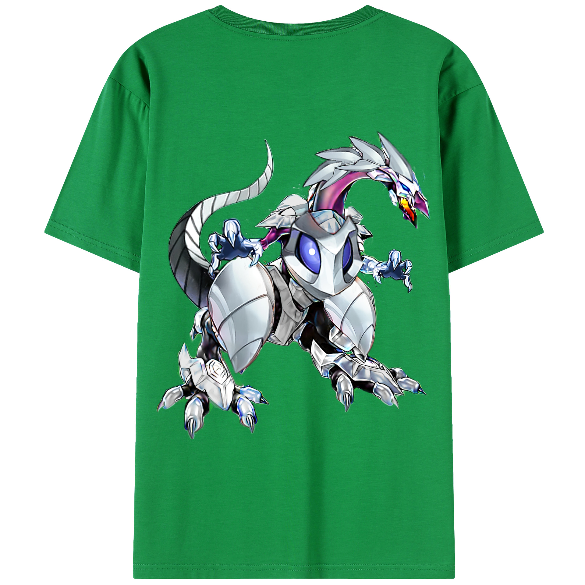 （画像用） 遊☆戯☆王 Yu-Gi-Oh! 綿100％ メンズ半袖Tシャツ（バックプリント） 通気性