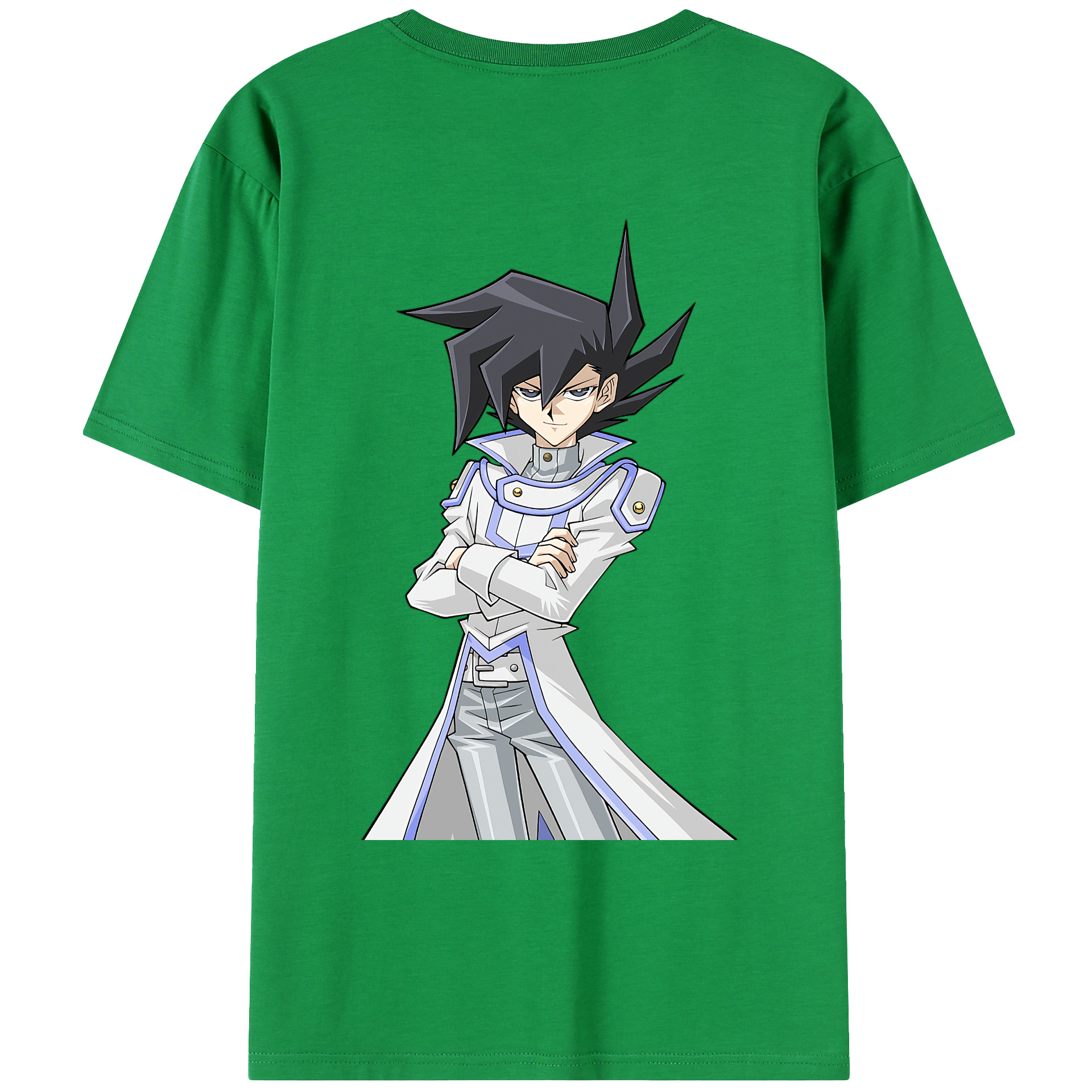 （画像用） 遊☆戯☆王 Yu-Gi-Oh! 綿100％ メンズ半袖Tシャツ（バックプリント） 通気性