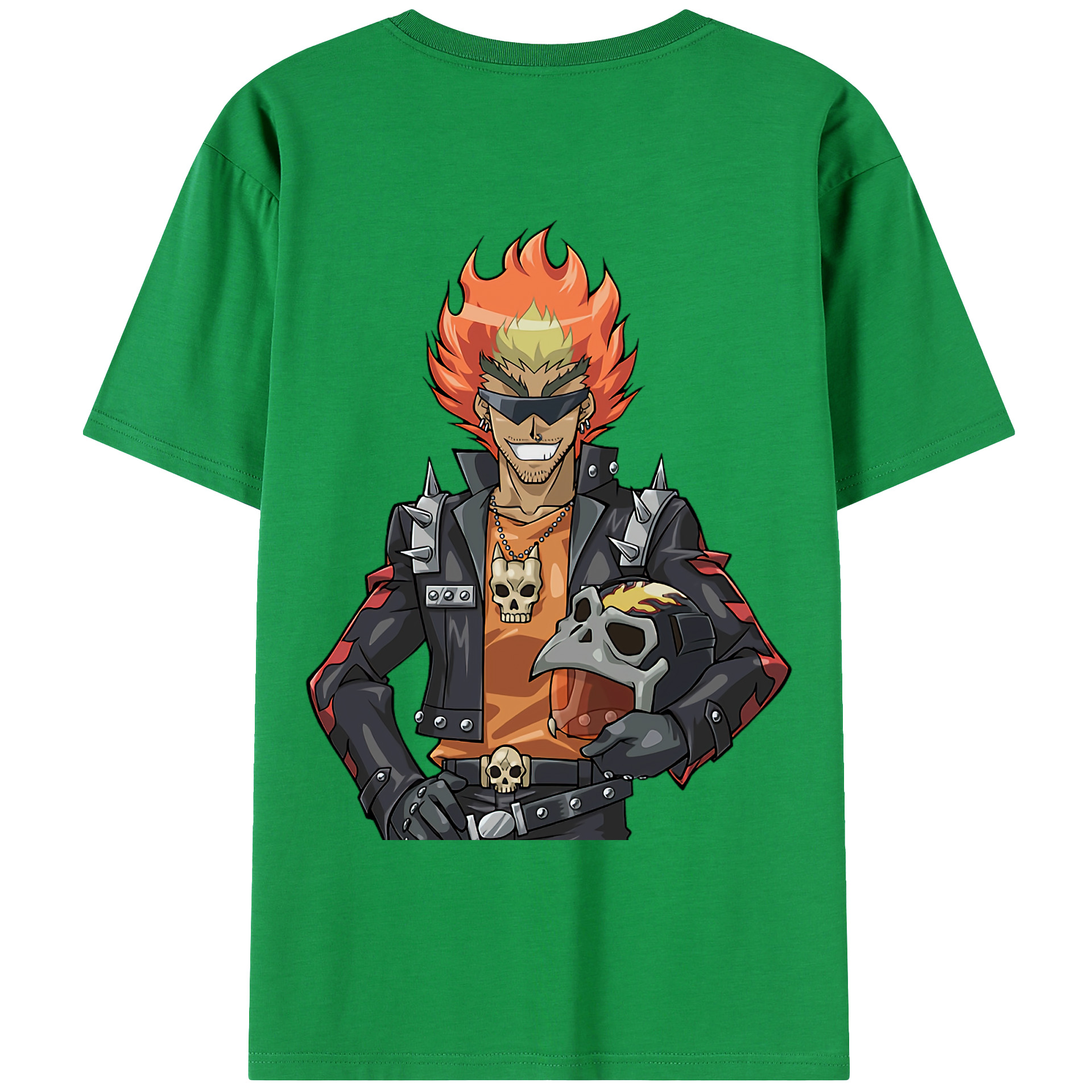 （画像用） 遊☆戯☆王 Yu-Gi-Oh! 綿100％ メンズ半袖Tシャツ（バックプリント） 通気性