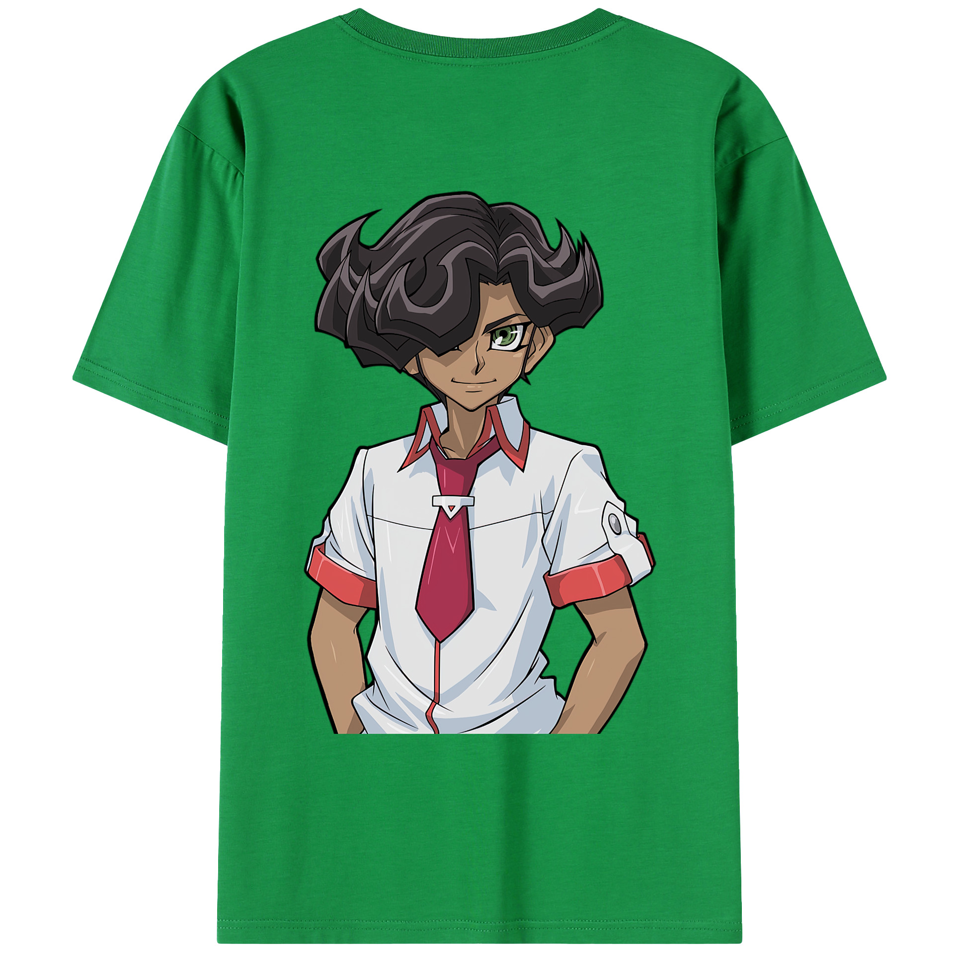 （画像用） 遊☆戯☆王 Yu-Gi-Oh! 綿100％ メンズ半袖Tシャツ（バックプリント） 通気性