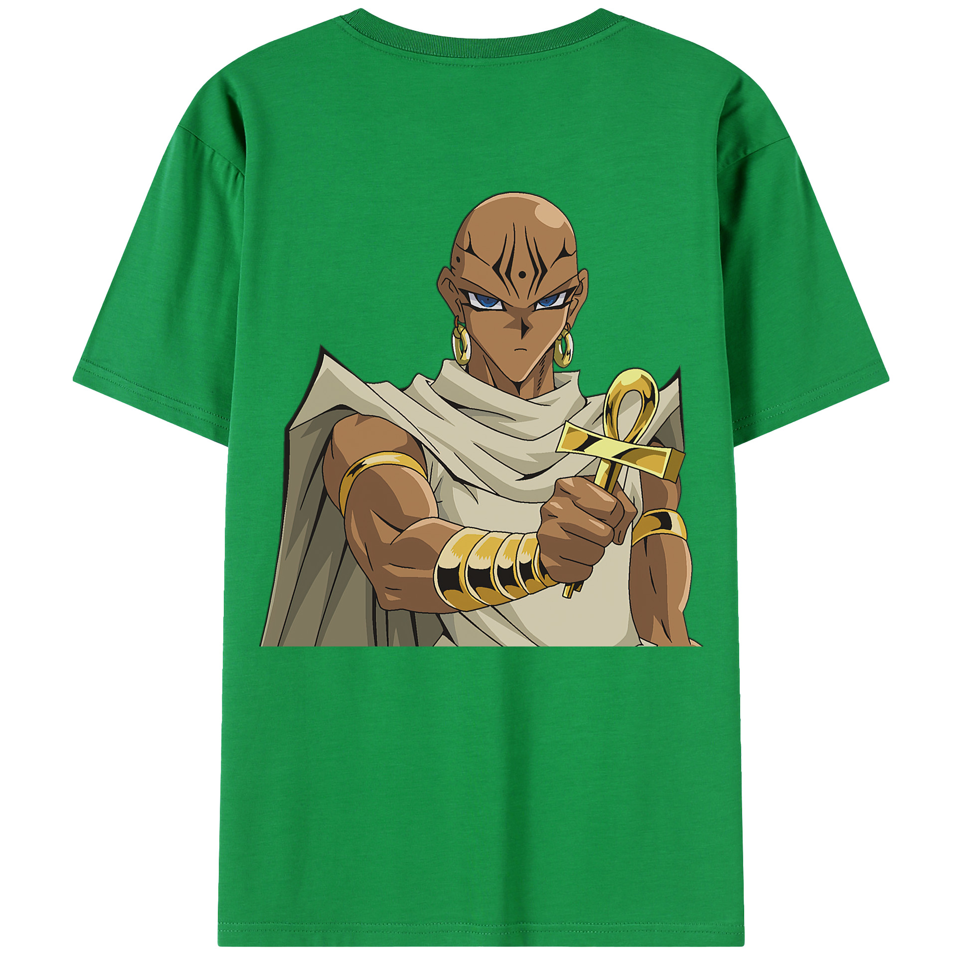 （画像用） 遊☆戯☆王 Yu-Gi-Oh! 綿100％ メンズ半袖Tシャツ（バックプリント） 通気性