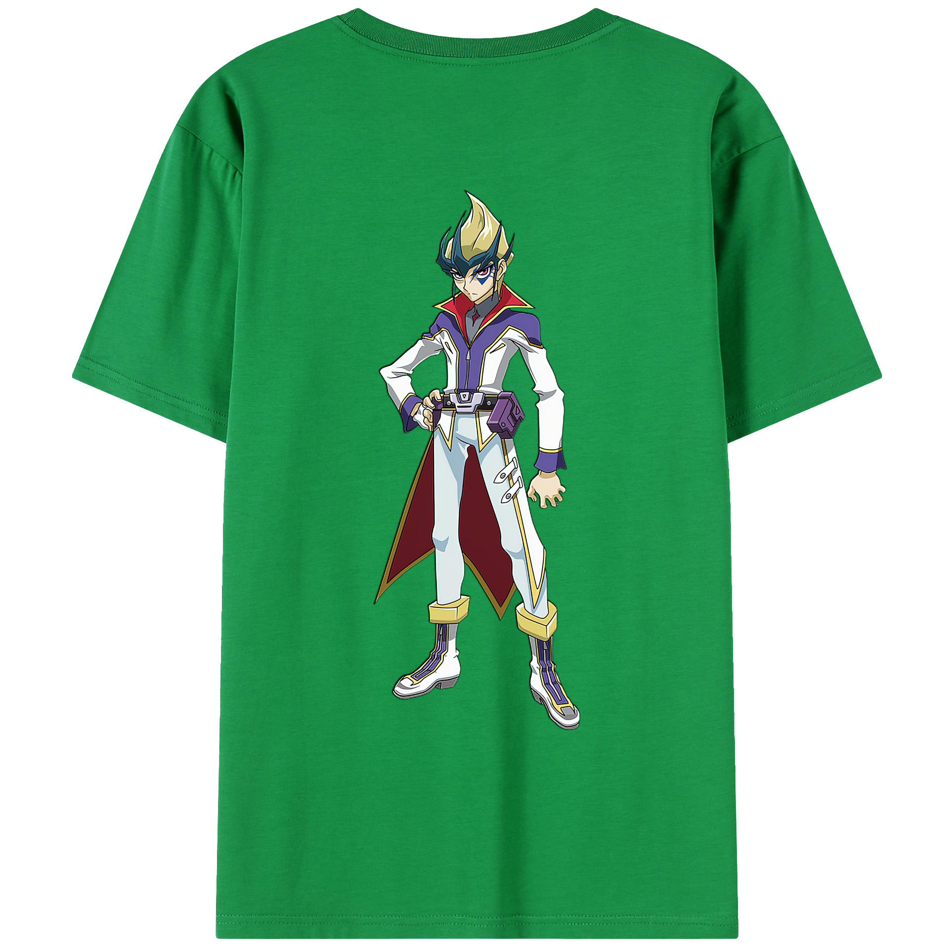 （画像用） 遊☆戯☆王 Yu-Gi-Oh! 綿100％ メンズ半袖Tシャツ（バックプリント） 通気性