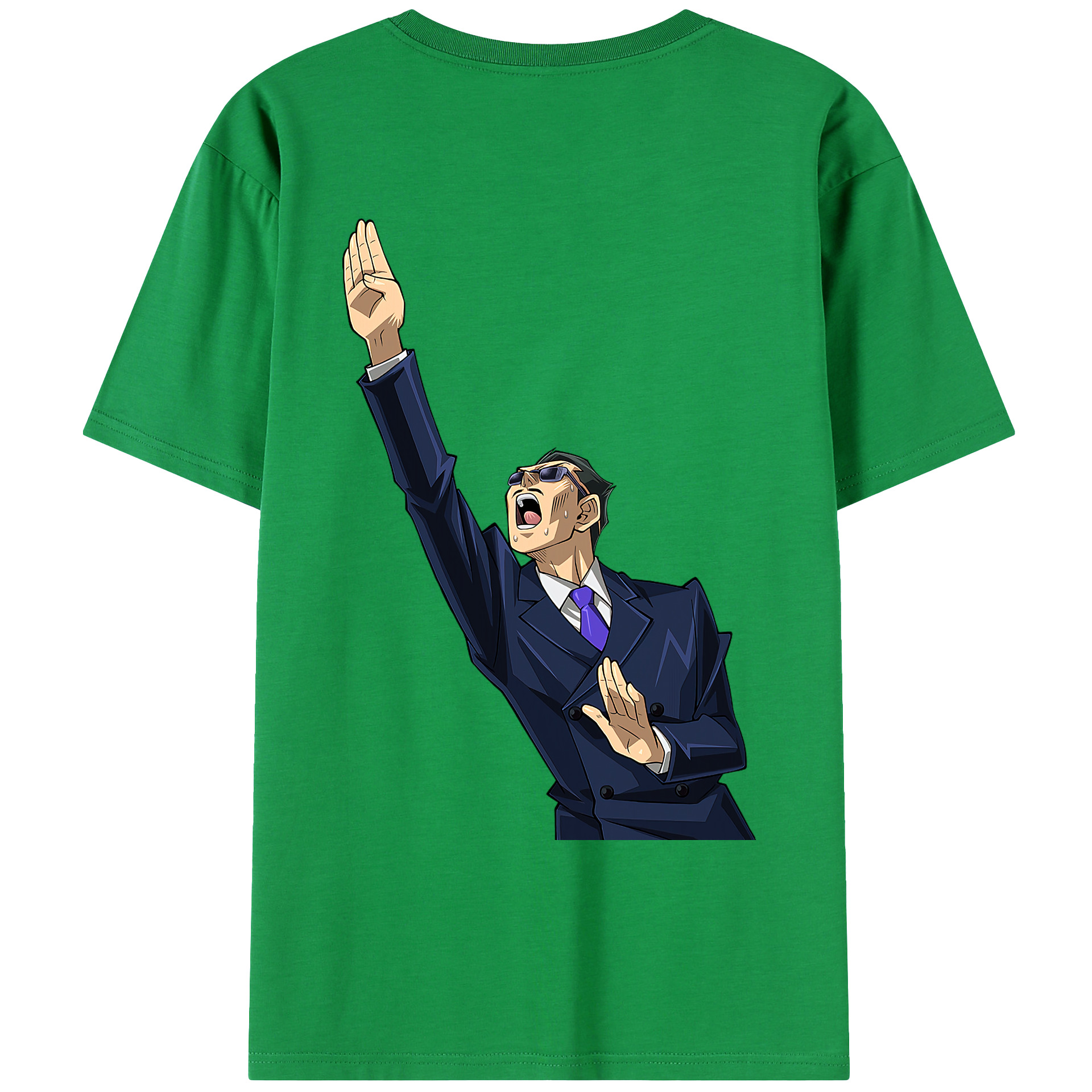 （画像用） 遊☆戯☆王 Yu-Gi-Oh! 綿100％ メンズ半袖Tシャツ（バックプリント） 通気性