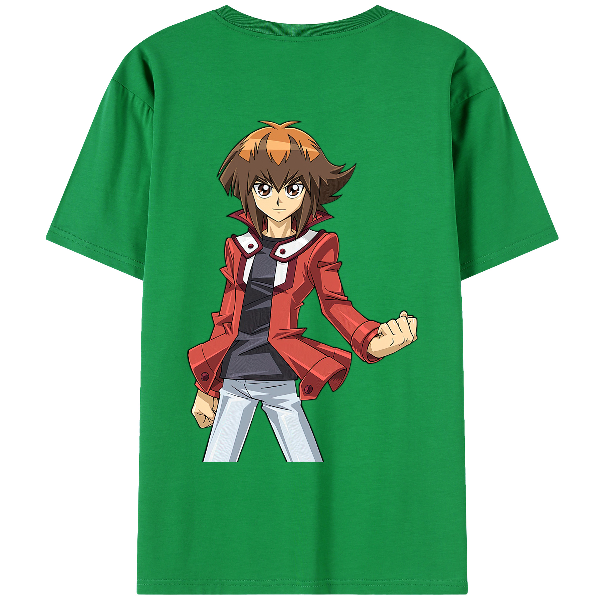 （画像用） 遊☆戯☆王 Yu-Gi-Oh! 綿100％ メンズ半袖Tシャツ（バックプリント） 通気性